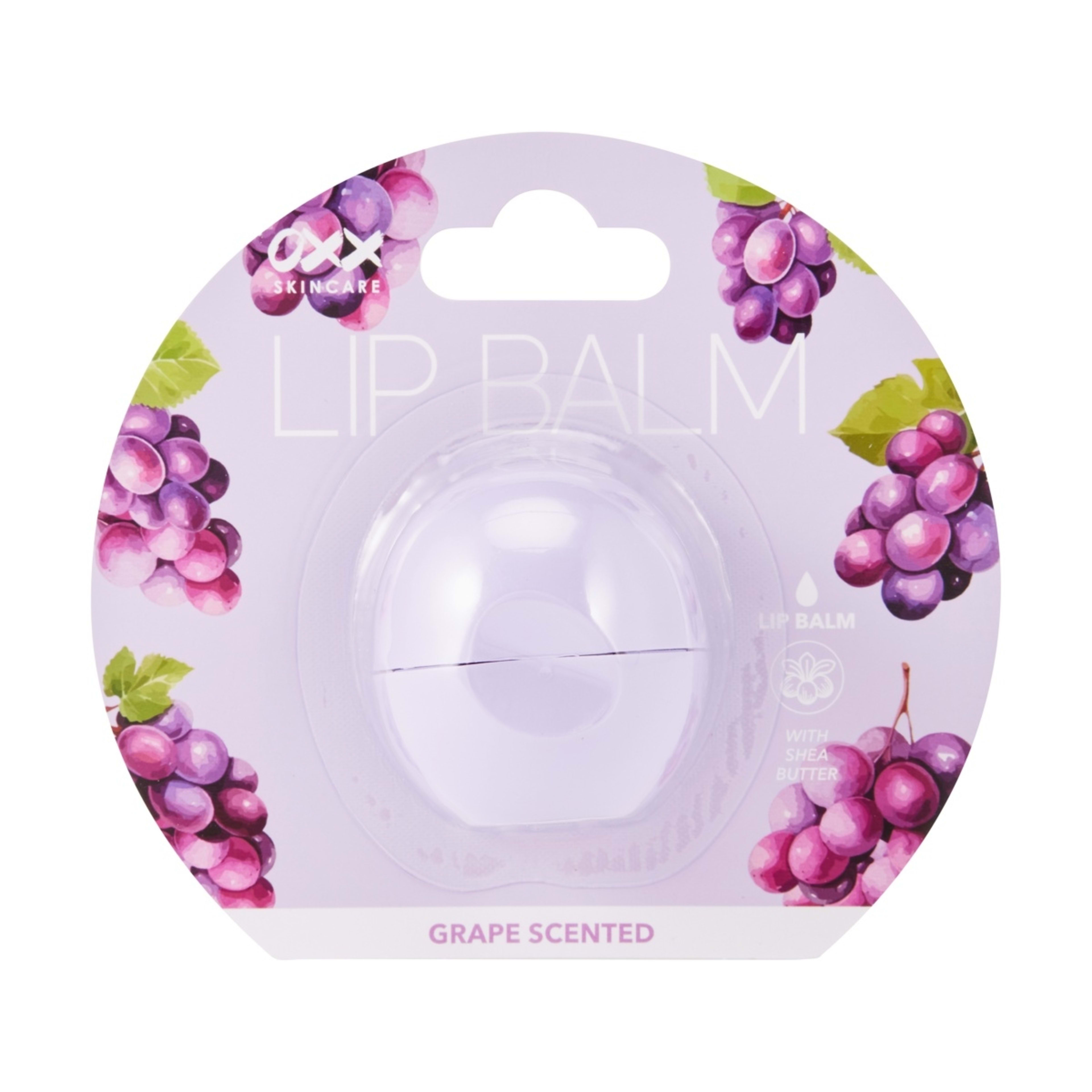 1 OXX Skincare Lip Balm - Grape Scented and Shea Butter