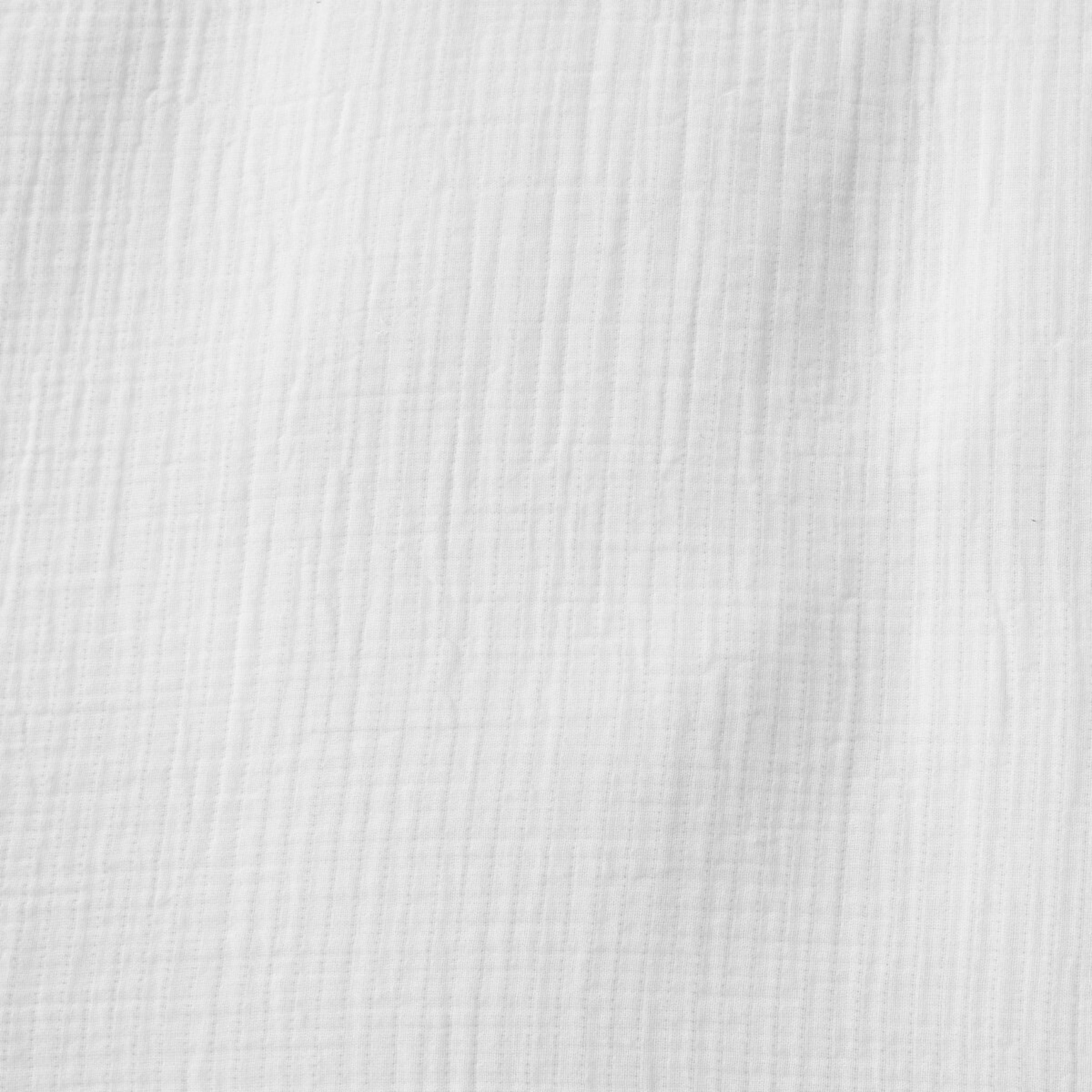 6 Muslin Cotton Quilt Cover Set - Queen Bed, White, 6 of 6