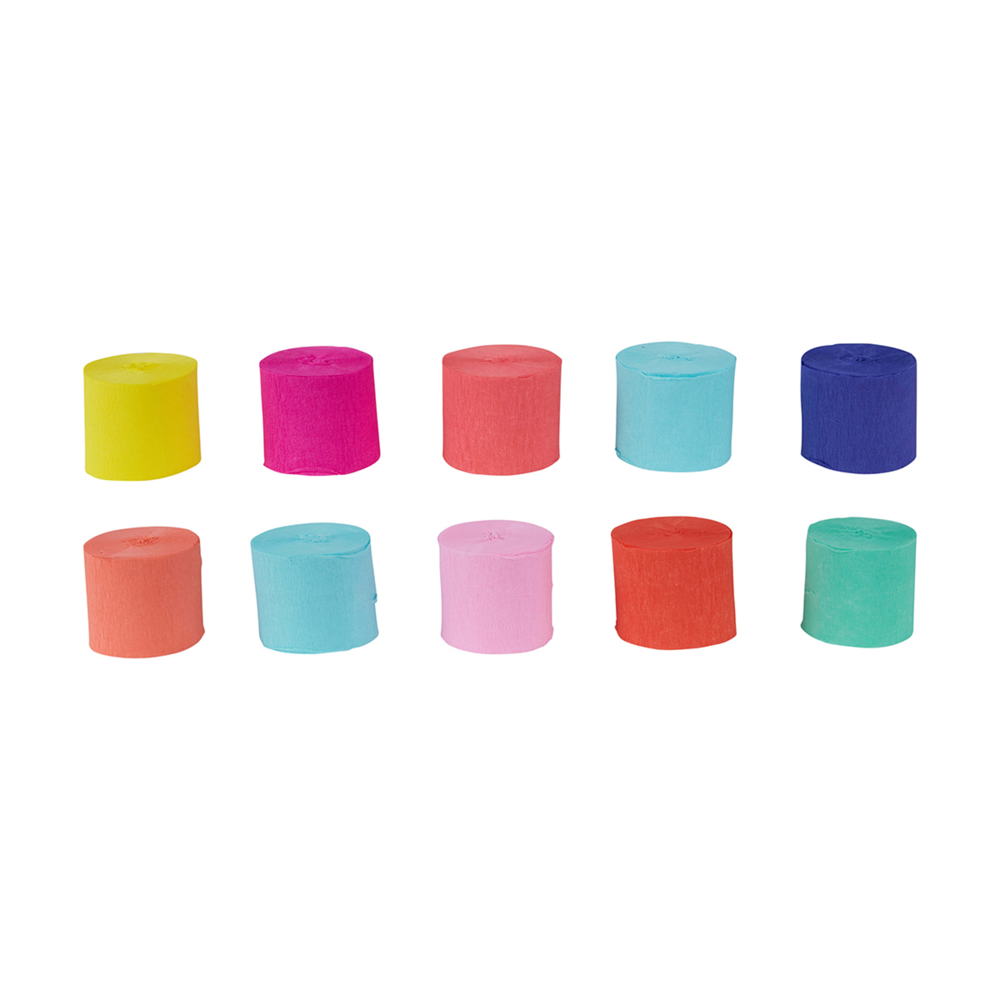 10 Piece Paper Streamer Backdrop Brights Kmart
