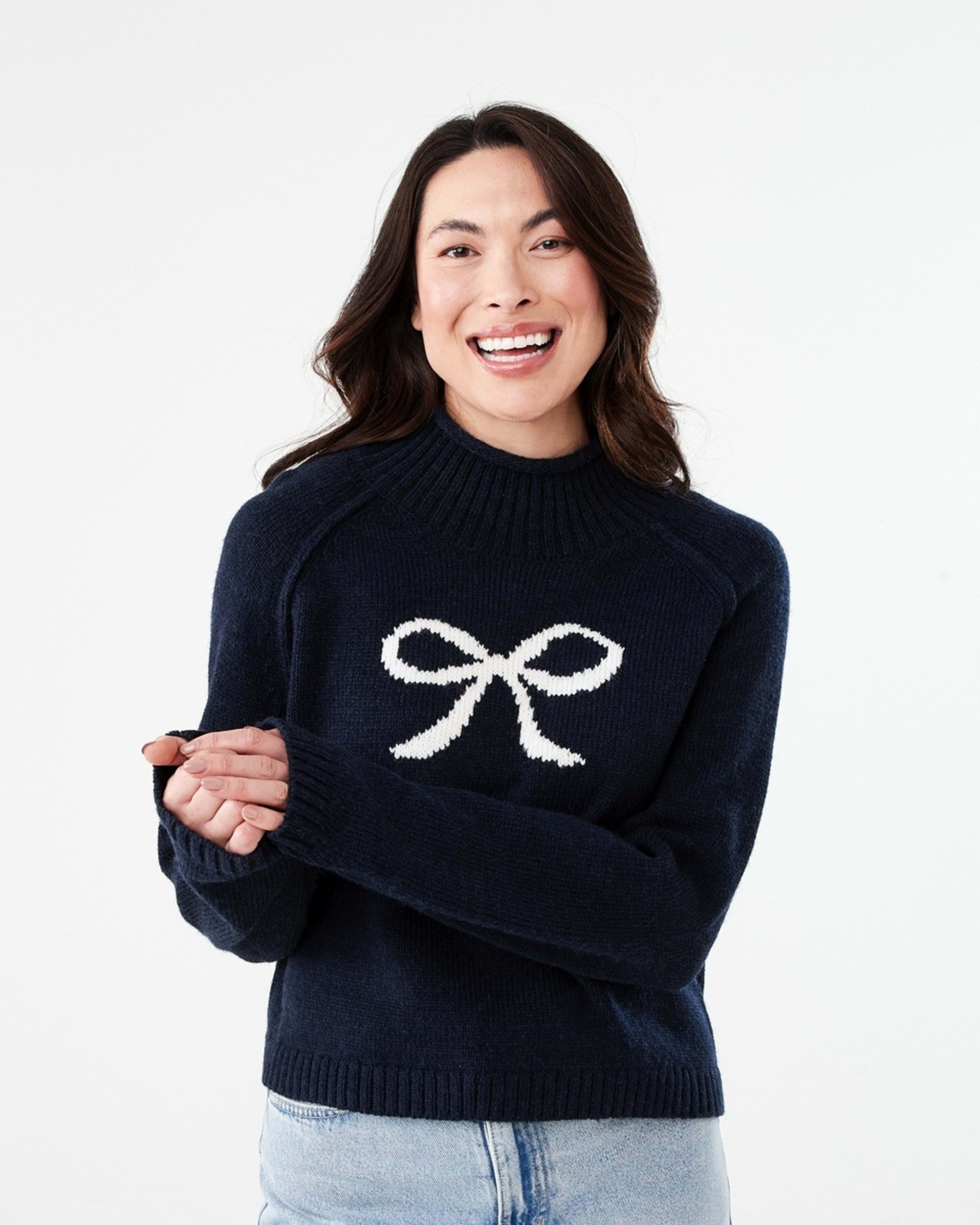 1 Jacquard Jumper Bow