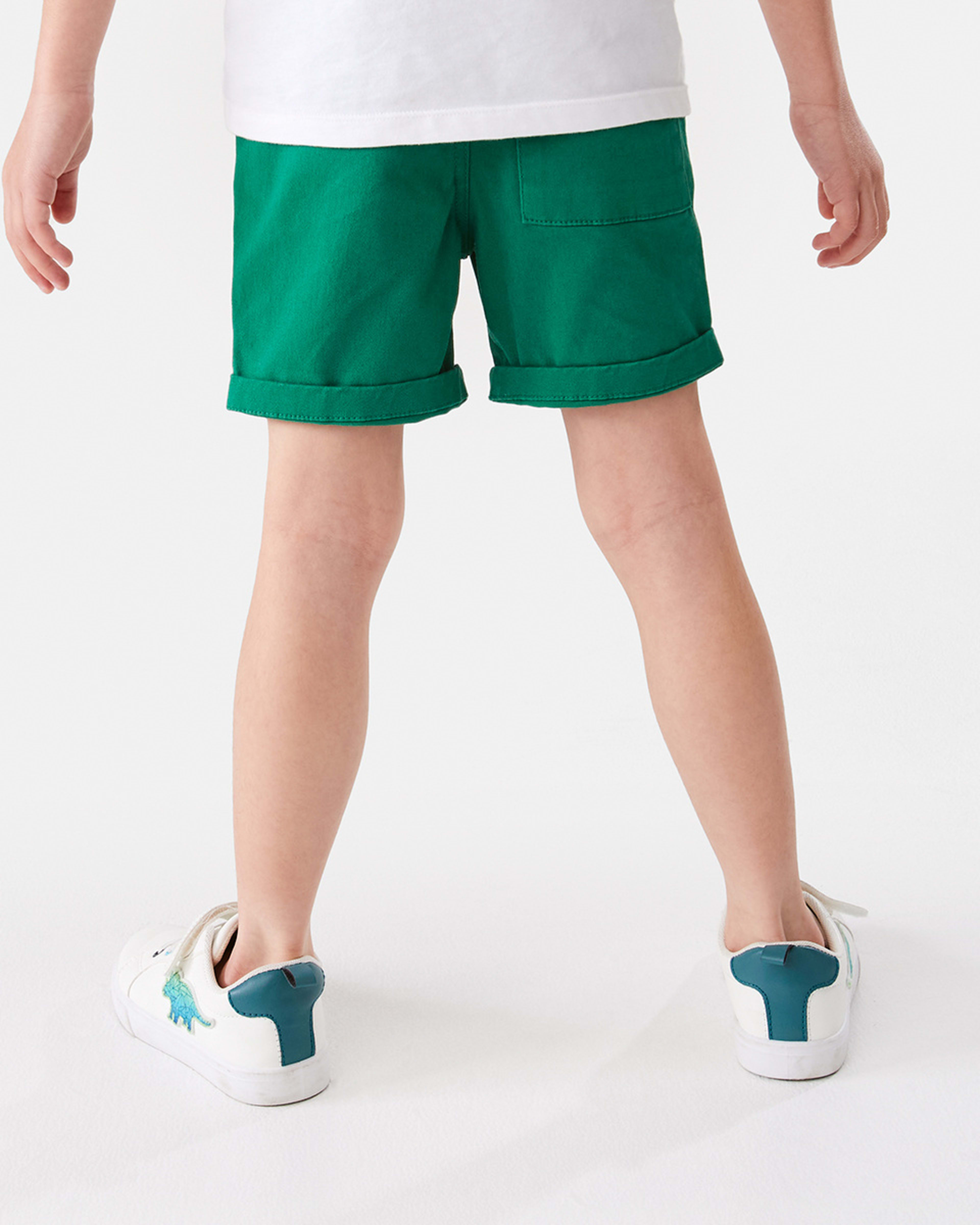 2 Pull On Chino Shorts Shdy Green, 2 of 9