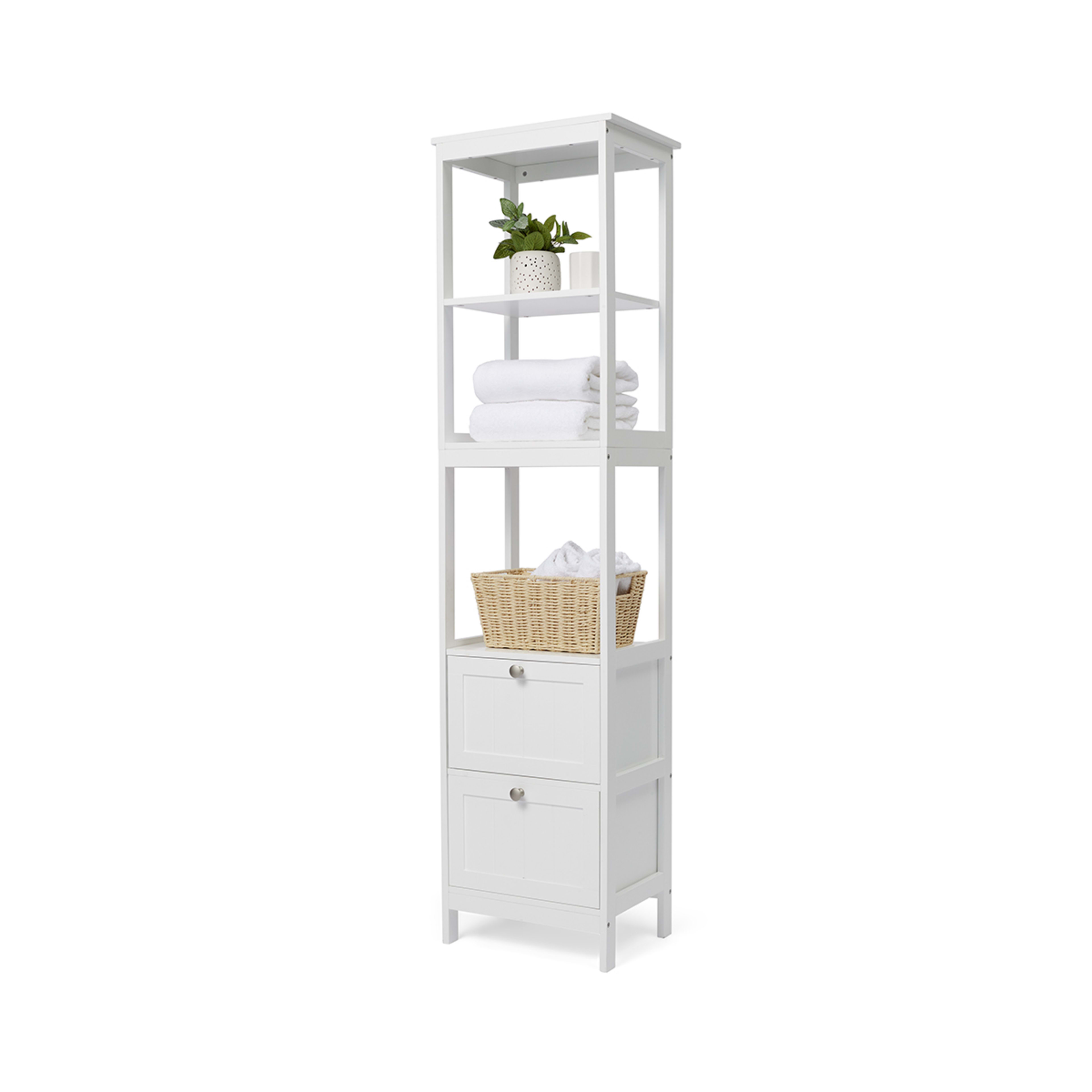 Panelled 5 Tier Shelf Unit Kmart