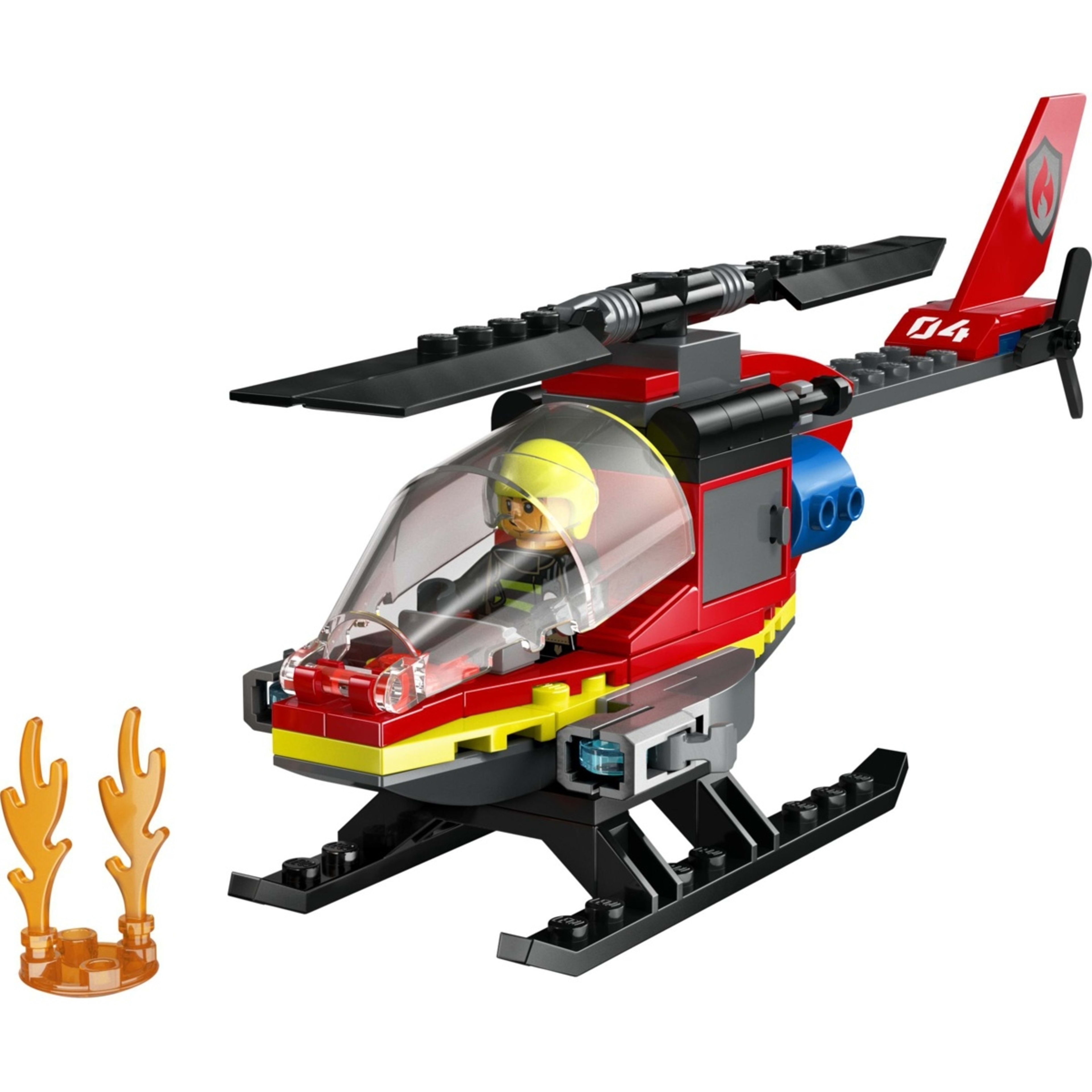 3 LEGO City Fire Rescue Helicopter 60411, 3 of 11