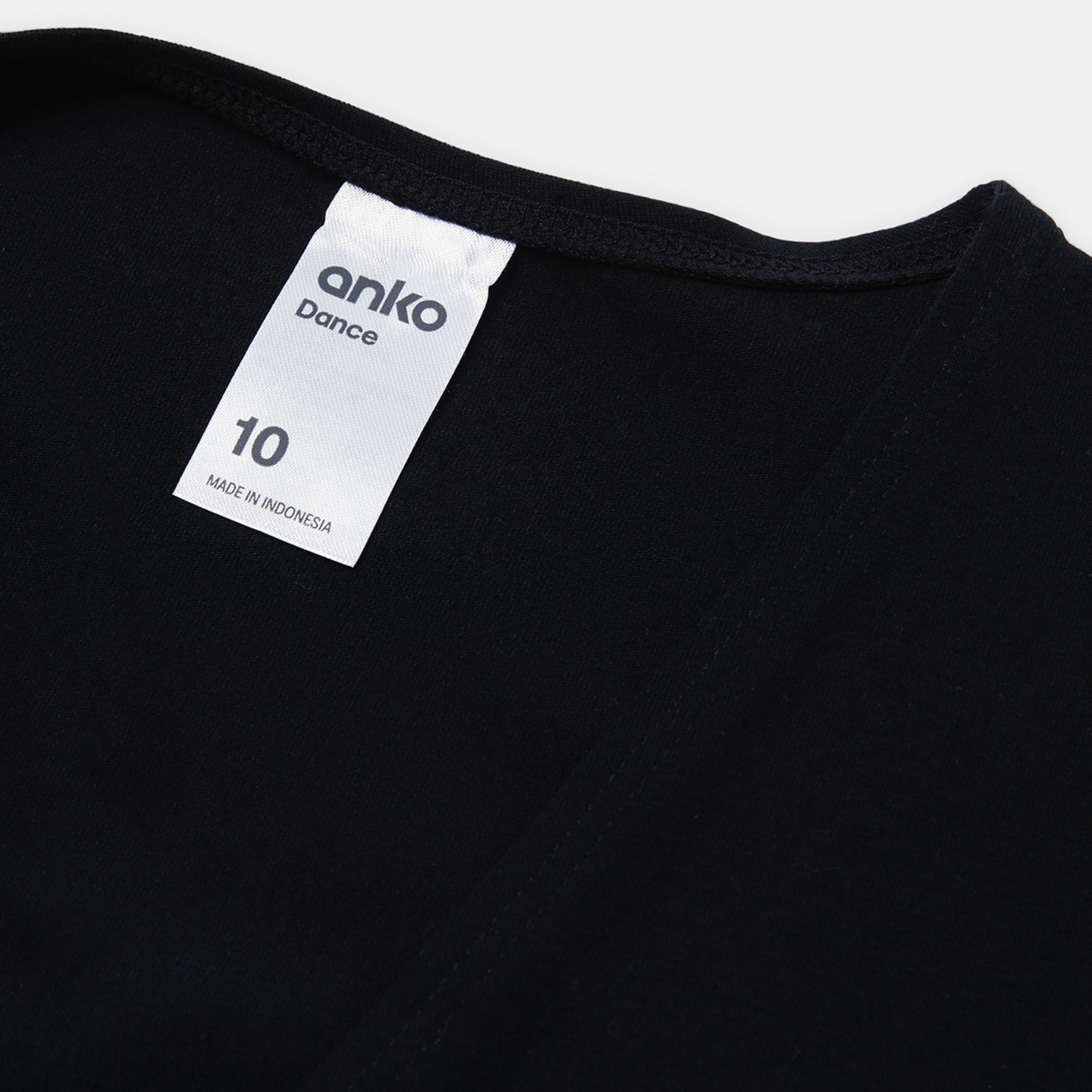 3 Dance Wrap Top Black, 3 of 7