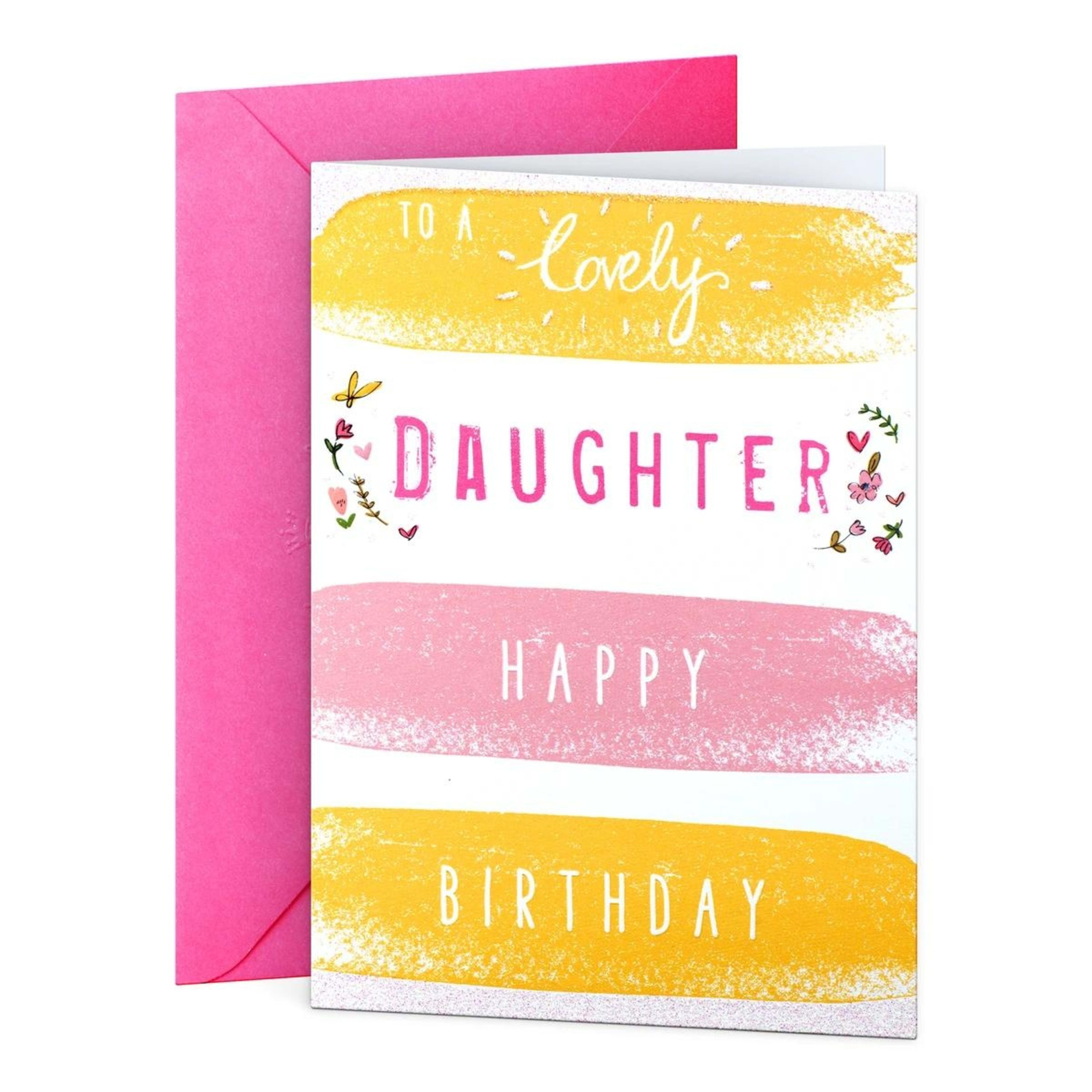1 Hallmark Birthday Card for Daughter - Lovely