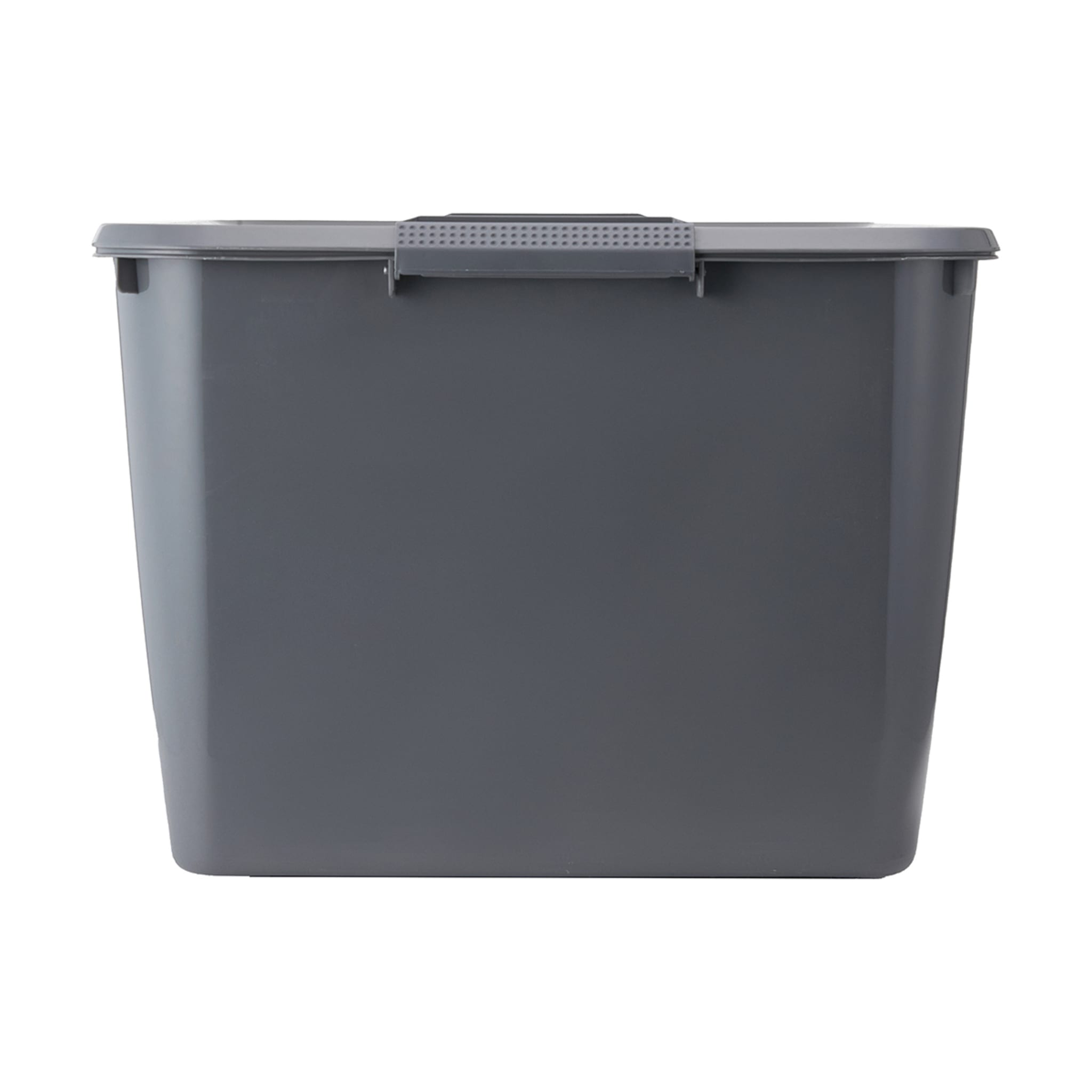 80L Storage Tub on Wheels Grey Kmart