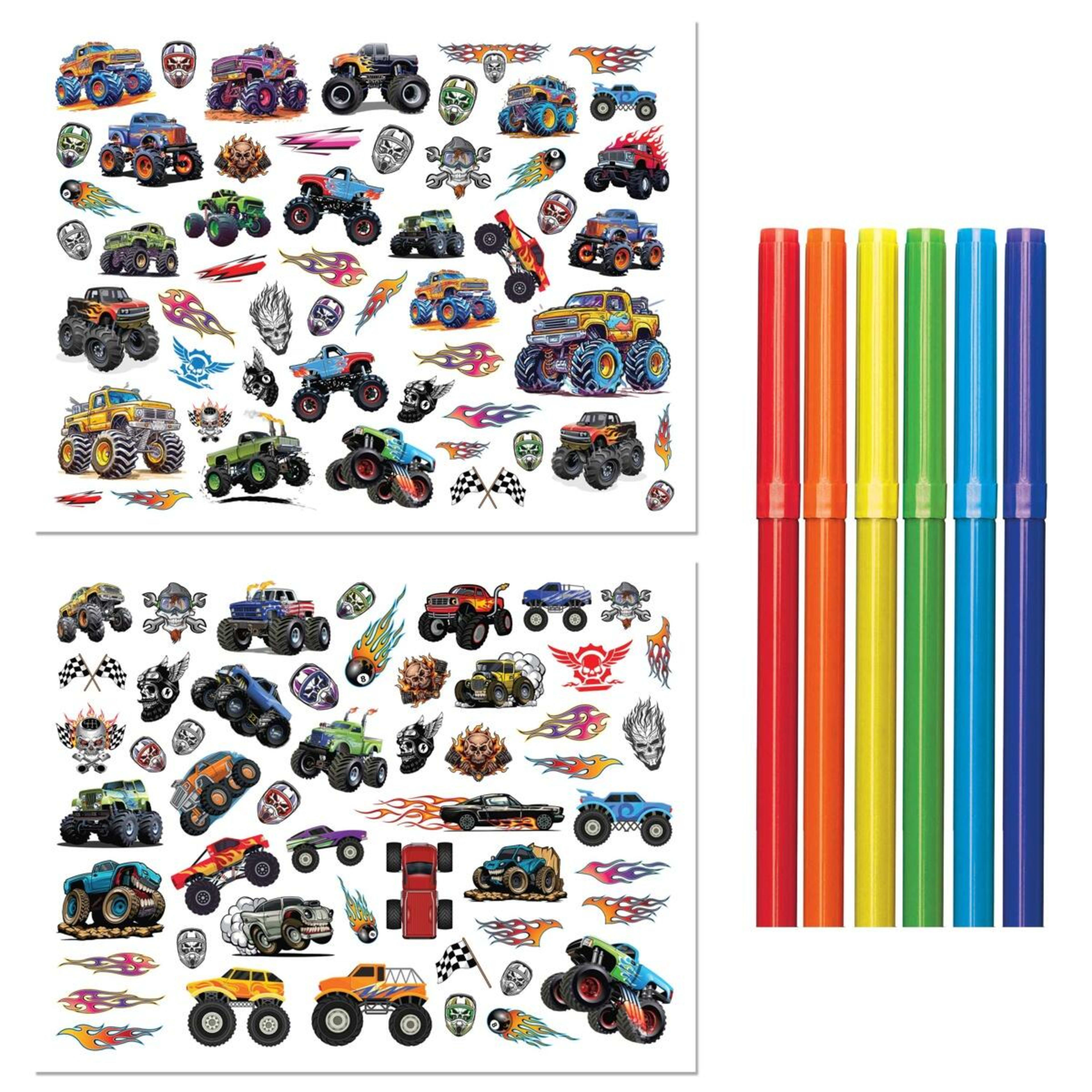 2 Kaleidoscope Colouring: Monster Machines Colour and Activity Set with Lap Desk - Book, 2 of 6
