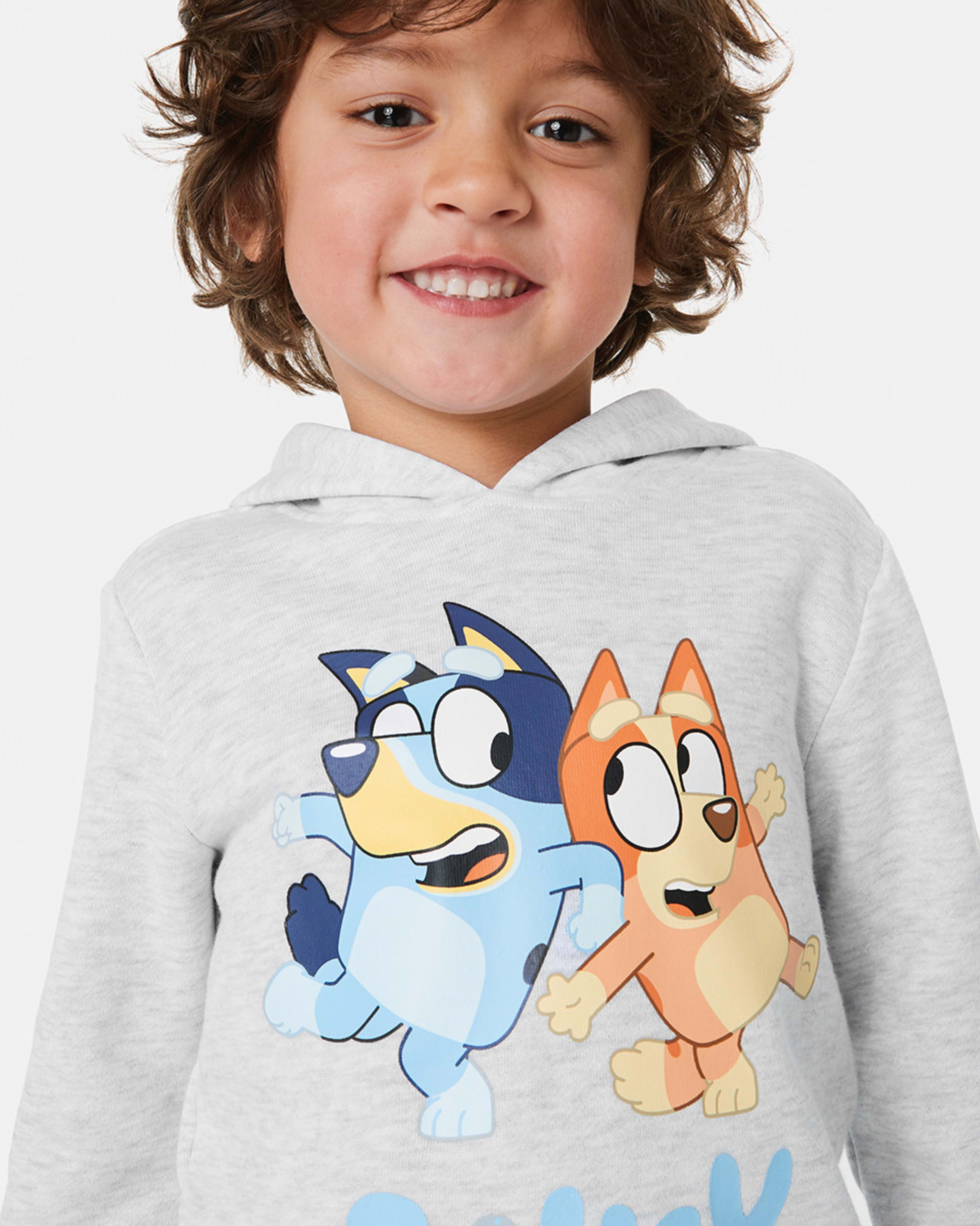 Bluey License Print Pull Over Hoodie Kmart