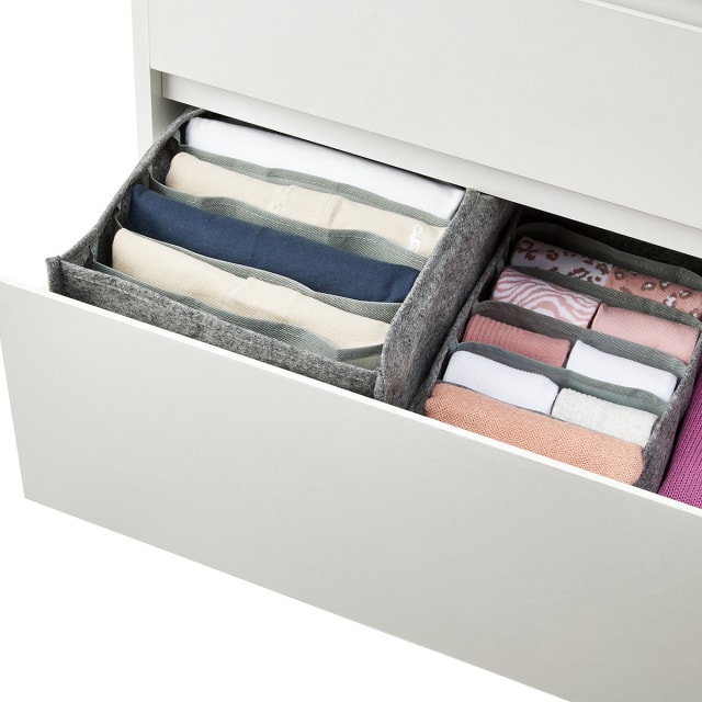 Felt Organiser Narrow Grey Kmart