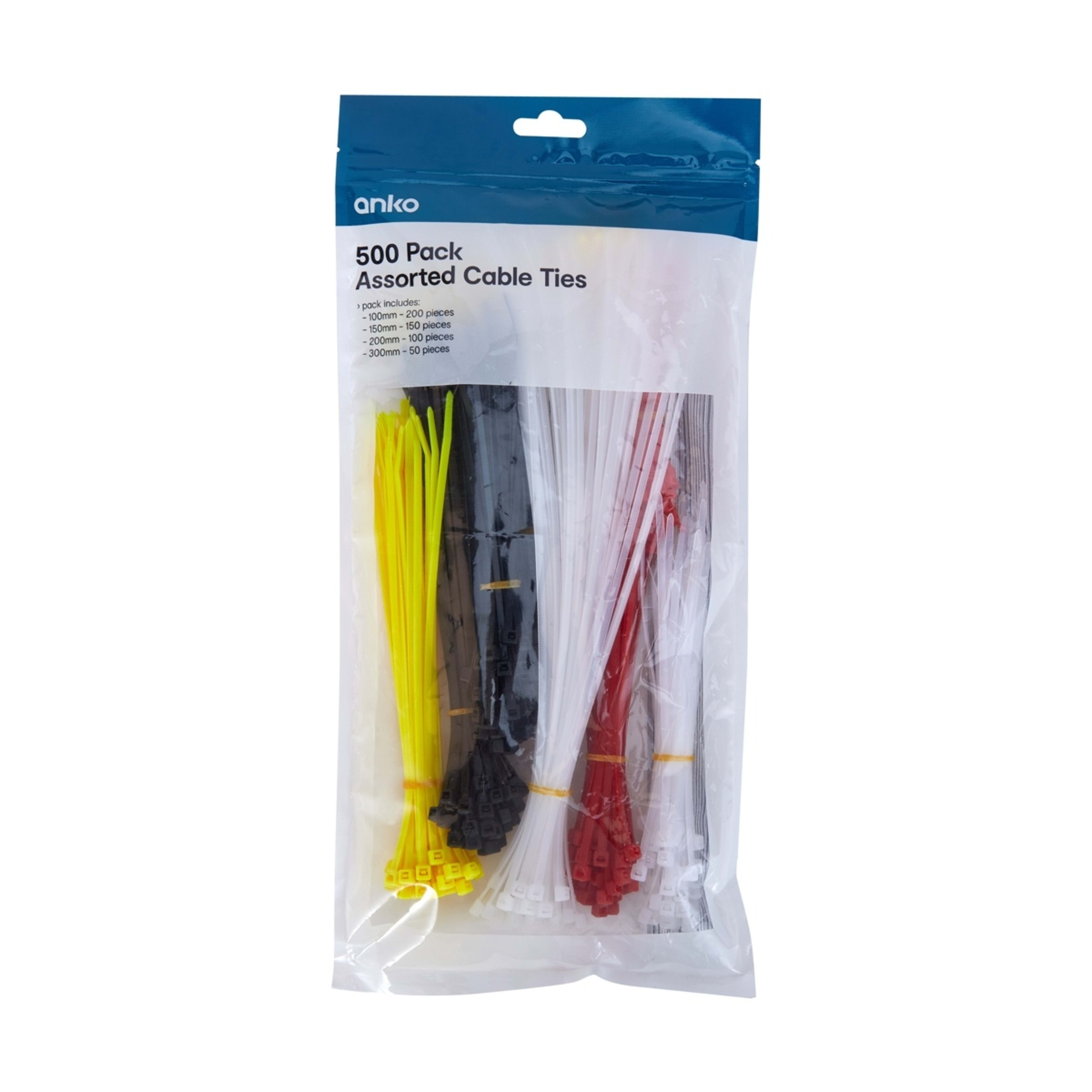 500 Pack Cable Ties Kmart