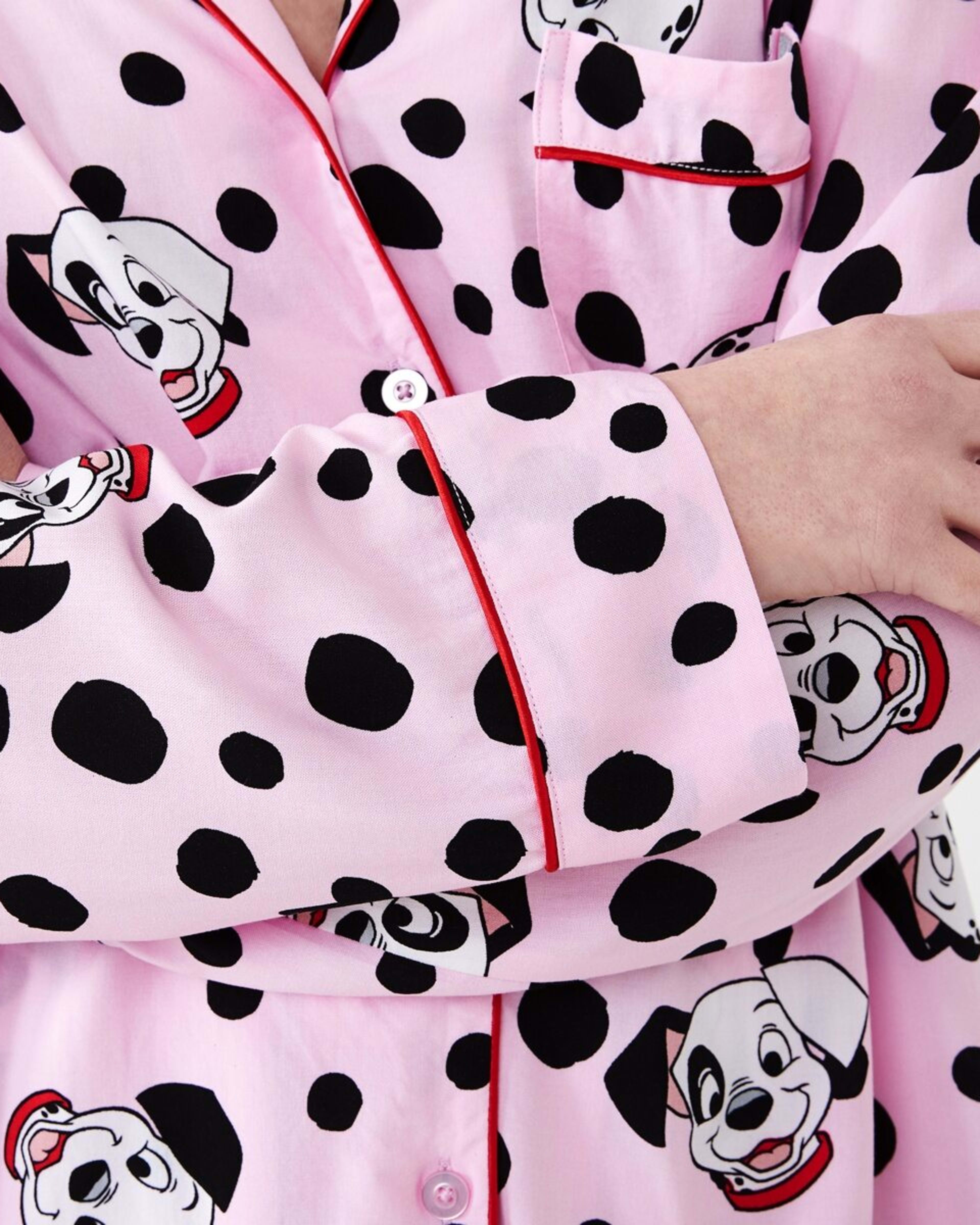 7 101 Dalmatians License Long Sleeve Top and Pants Woven Pyjama Set 101 DALMATIANS PINK LADY, 7 of 8