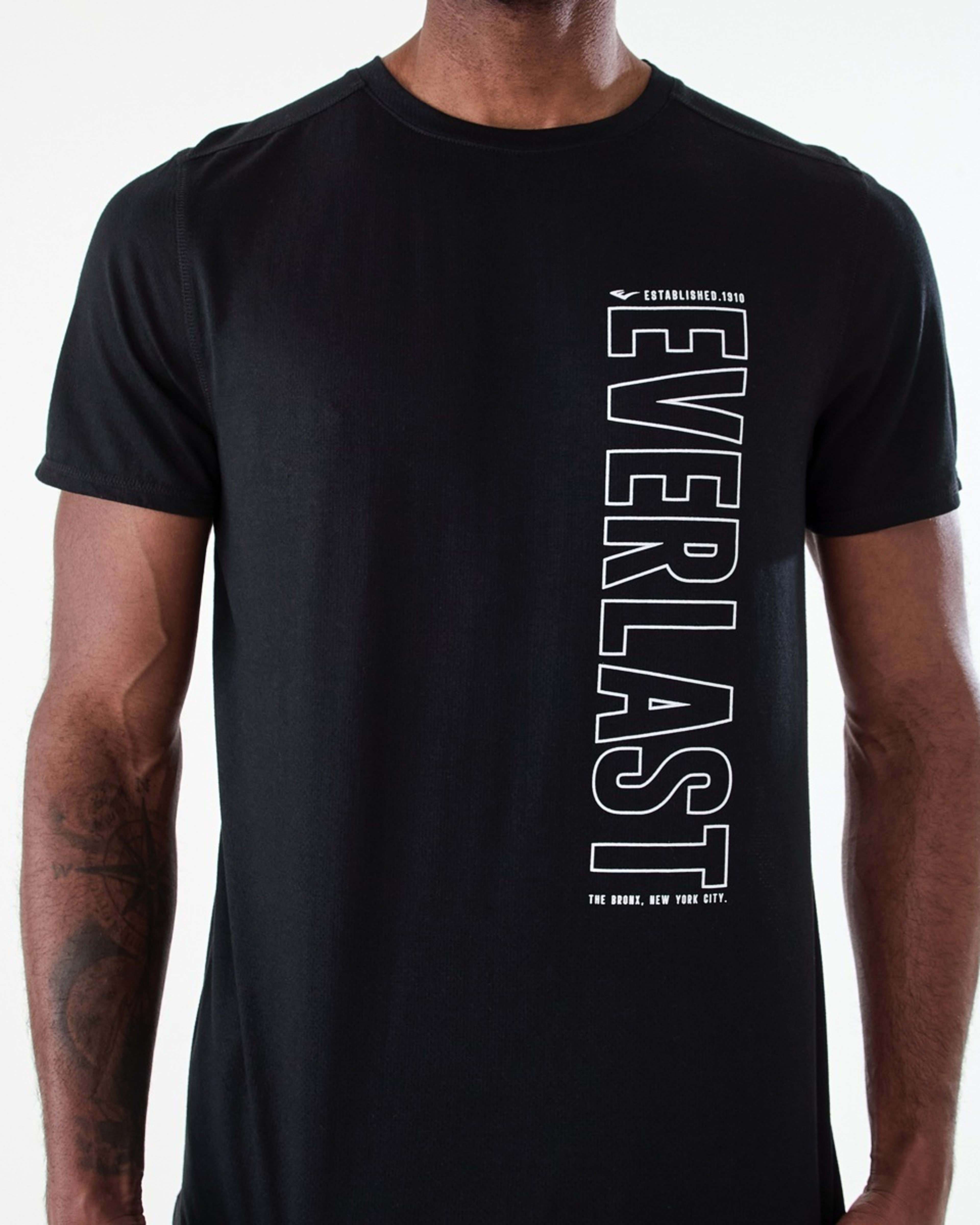 6 Everlast Mens Mesh T-shirt EVERLAST BLACK, 6 of 7