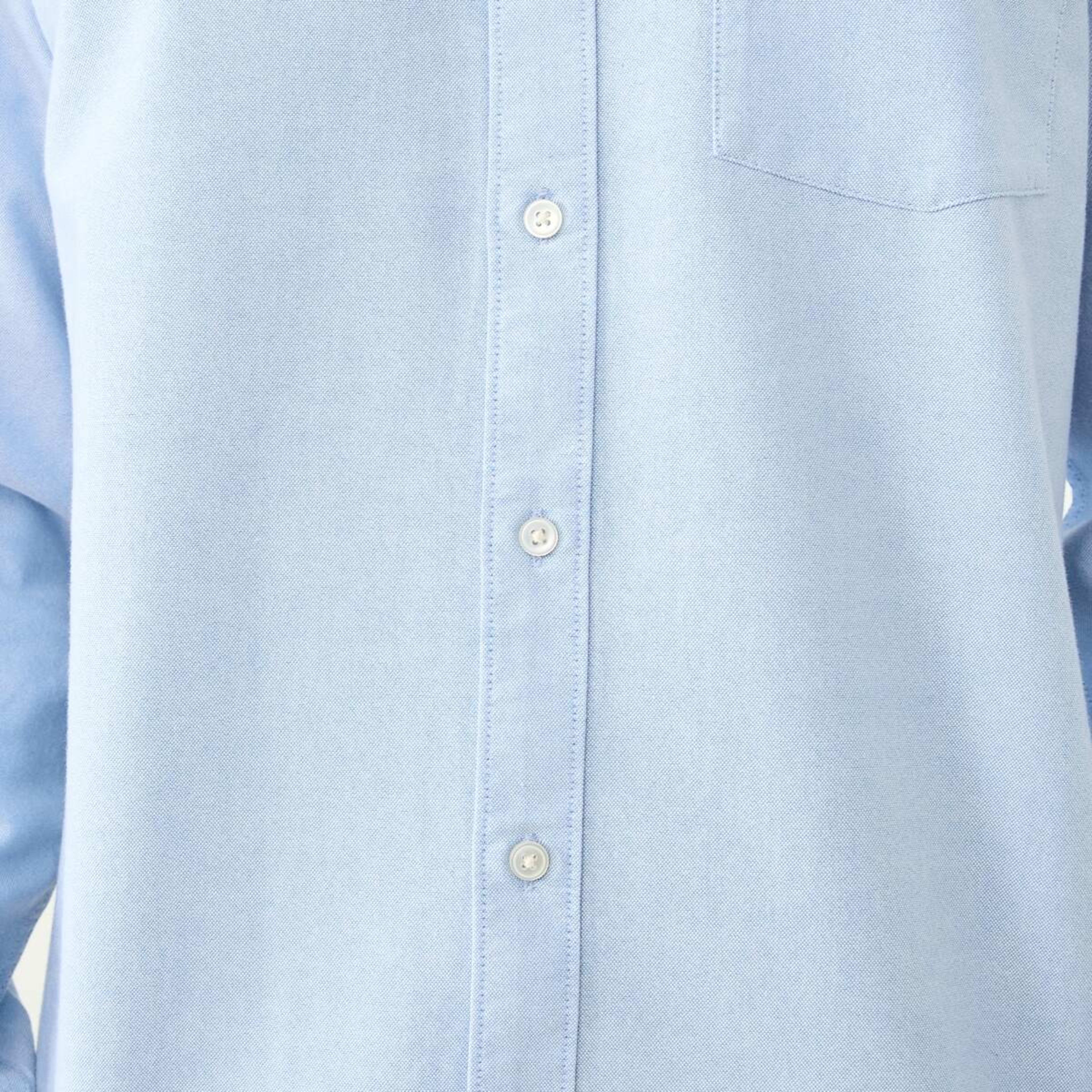 6 Long Sleeve Oxford Shirt Light Blue, 6 of 7