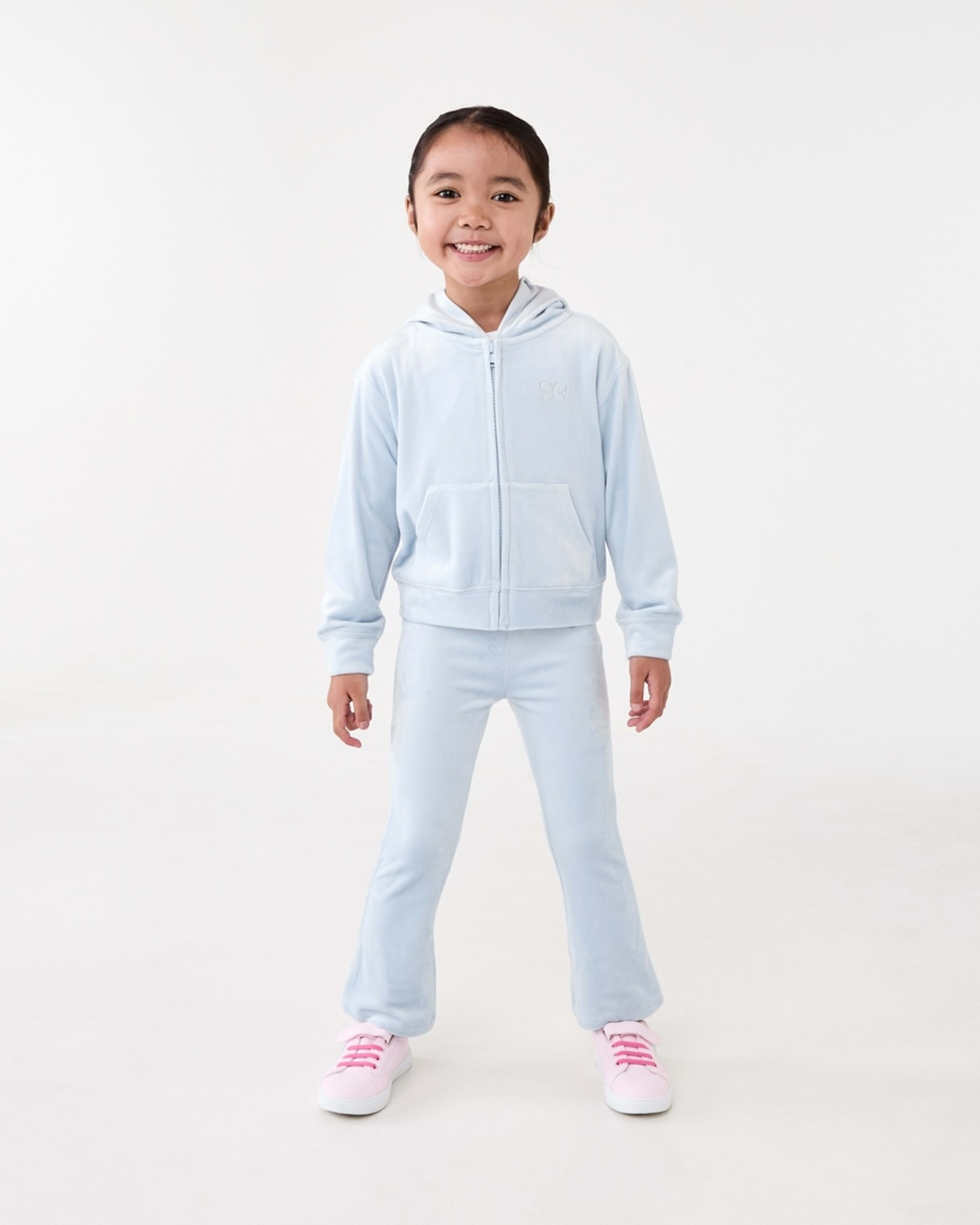 6 Velour Zip Through Sweatshirt Butterfly, 6 of 9