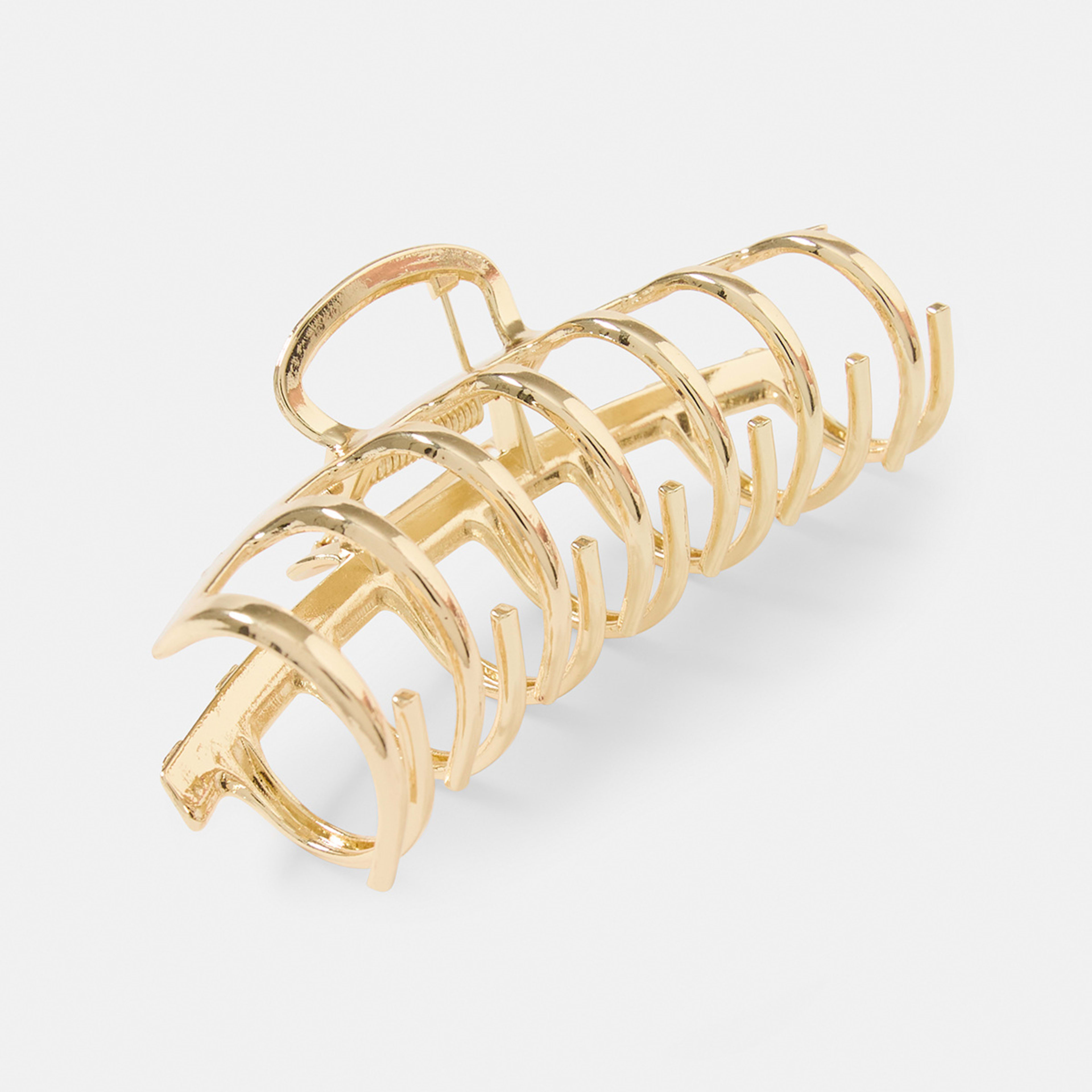 4 2 Pack Gold Tone and Silver Tone Barrel Claw Hair Clips, 4 of 7