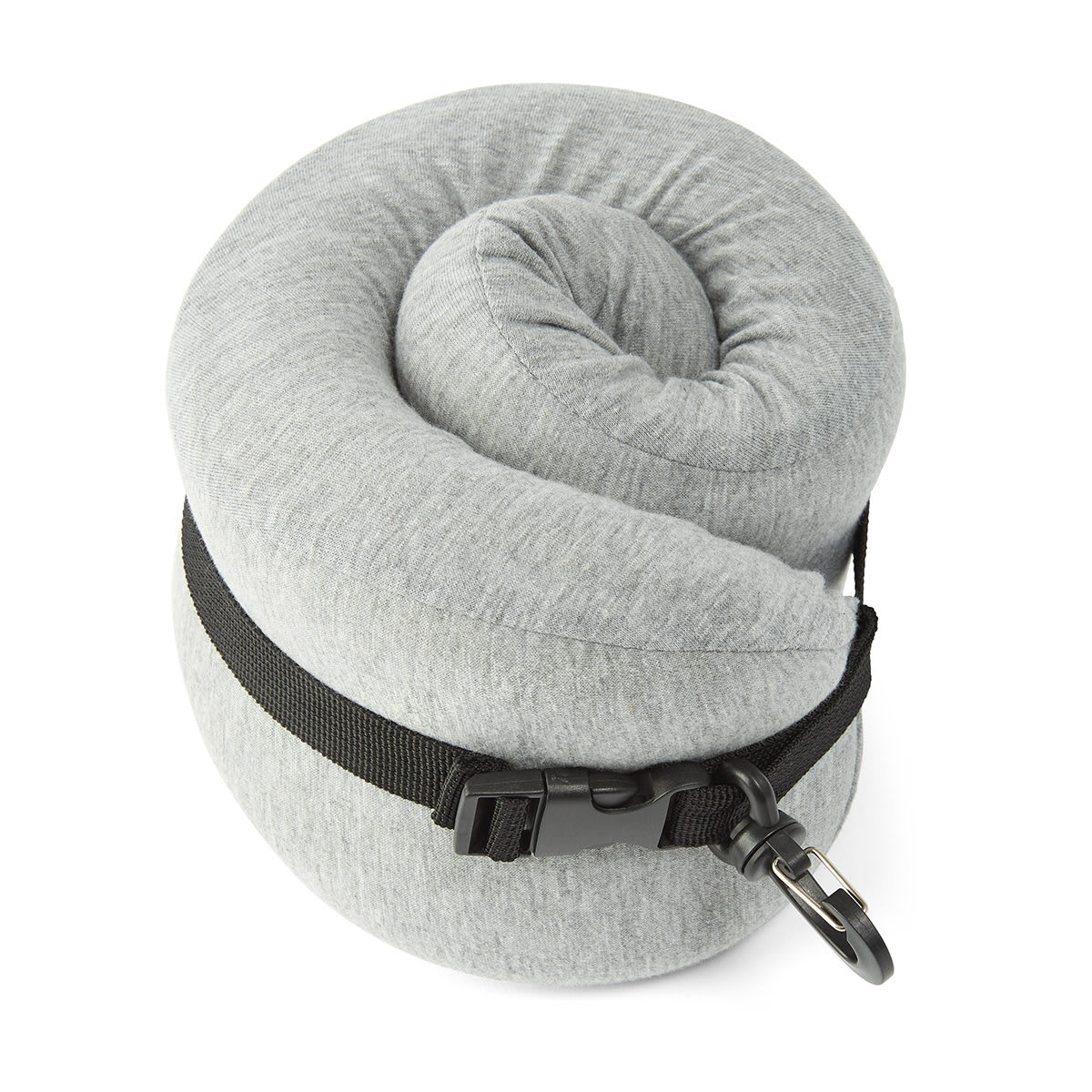 Roll Up Travel Pillow Memory Foam Grey Kmart