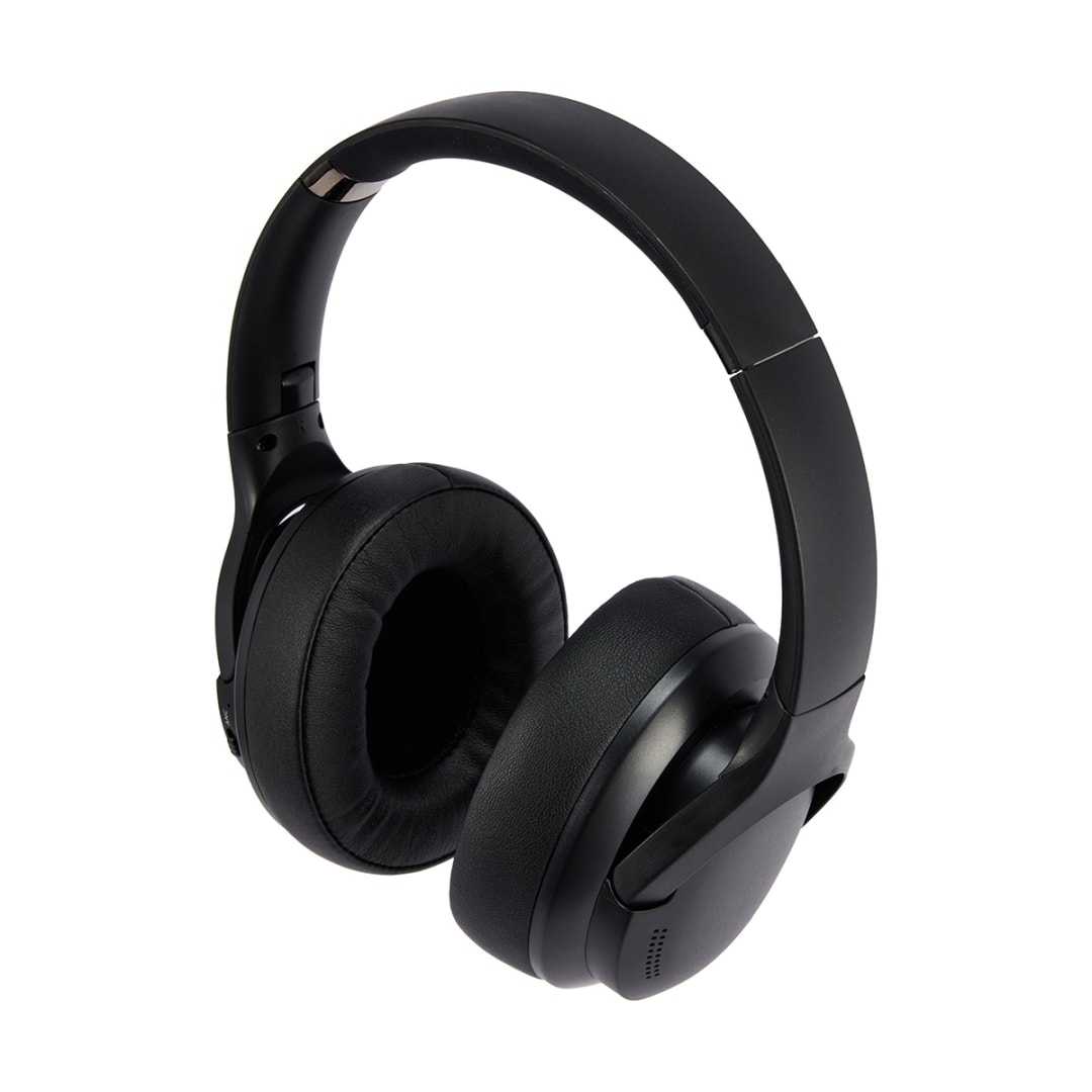 Bluetooth OverEar Noise Cancelling Headphones Black Kmart