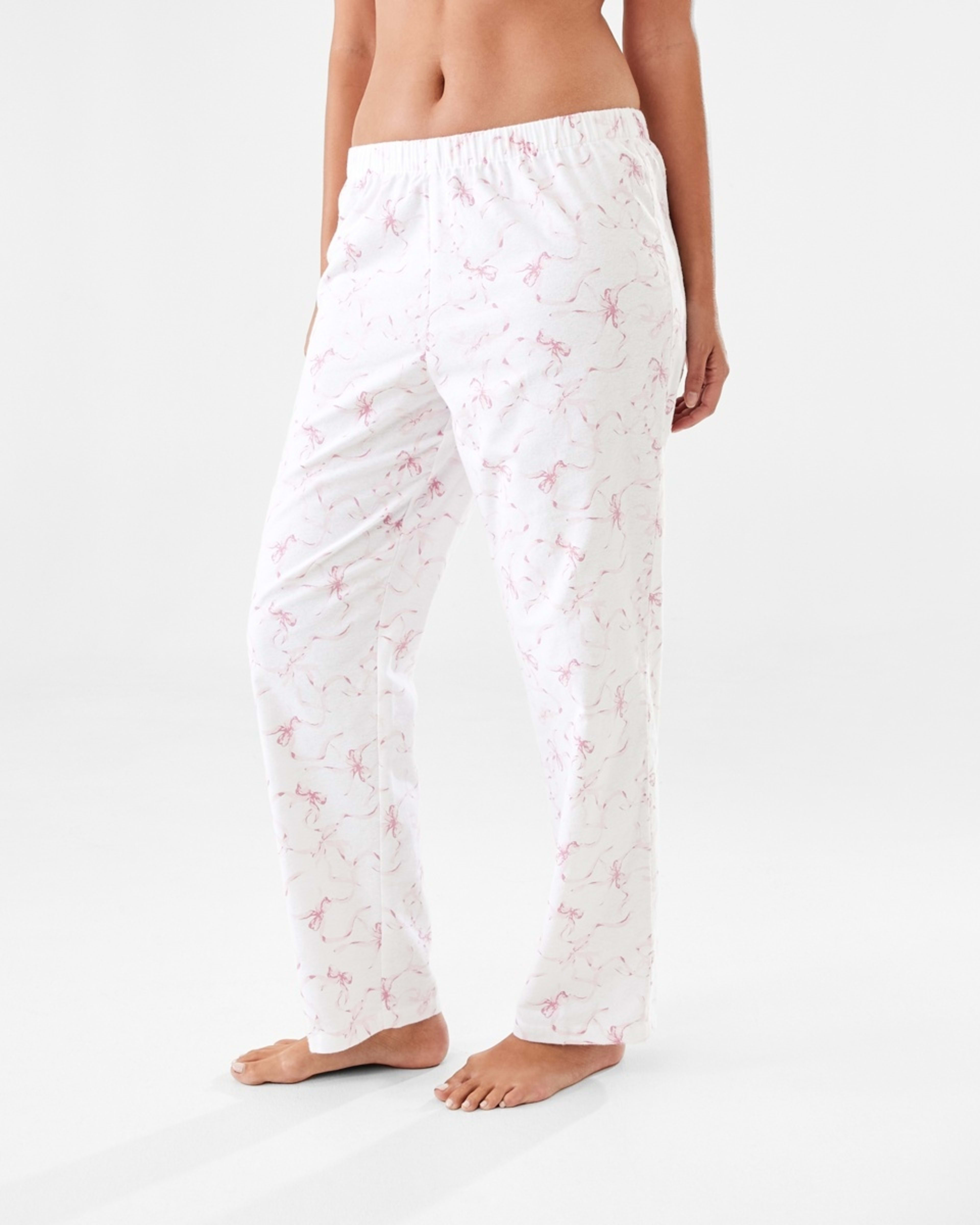 2 Printed Flannel Pants Multi Bow, 2 of 5