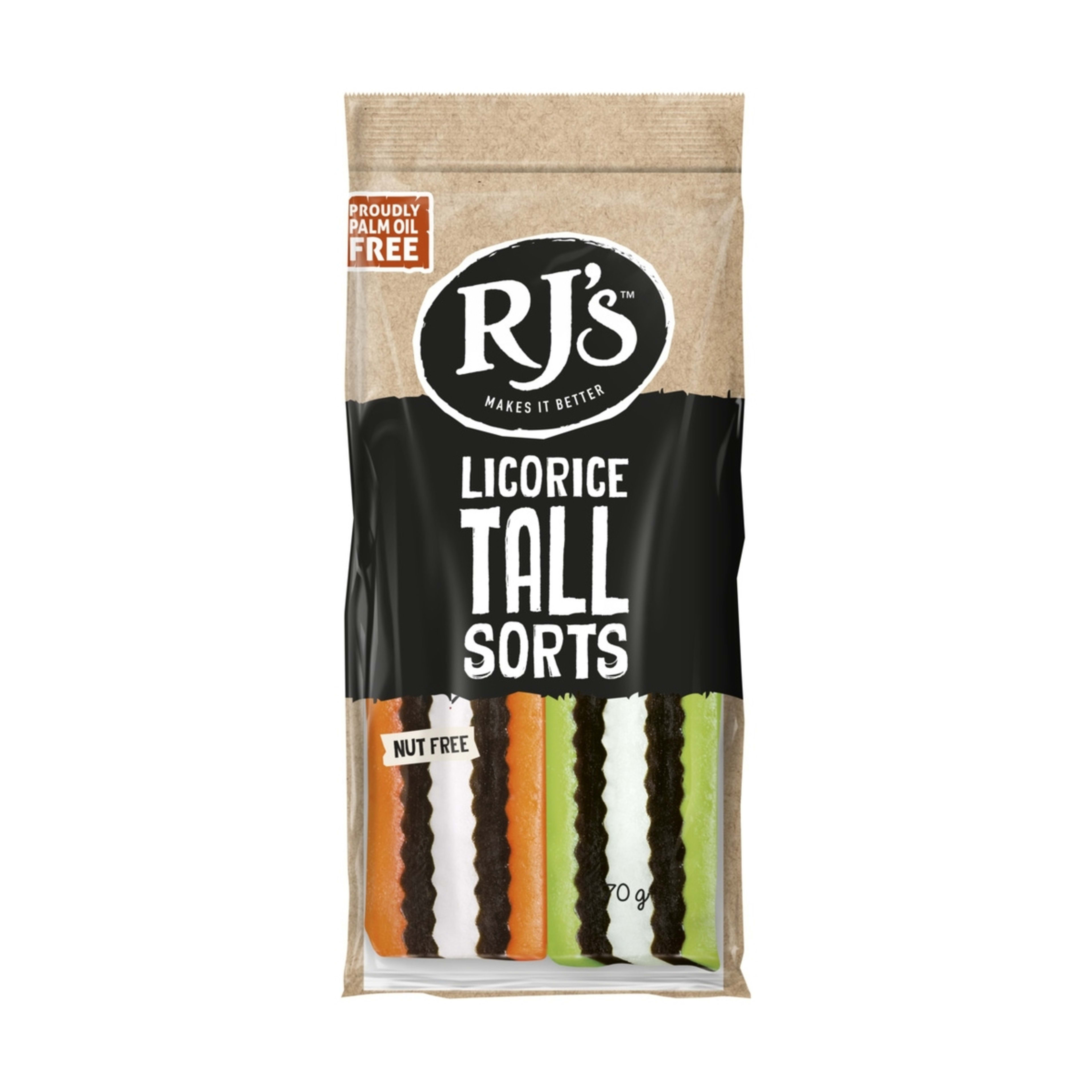 1 RJ's Licorice Tallsorts 70g