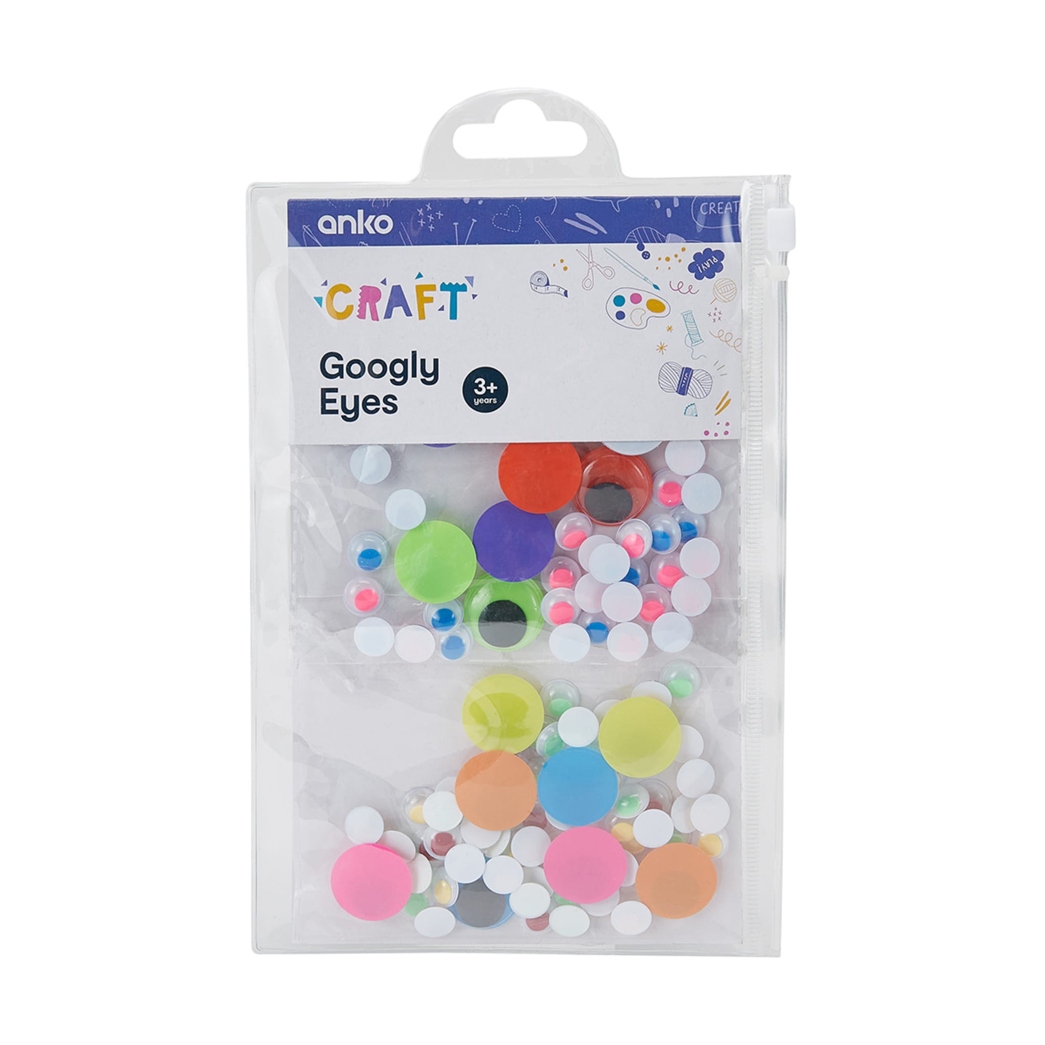 100 Piece Googly Eyes Kmart