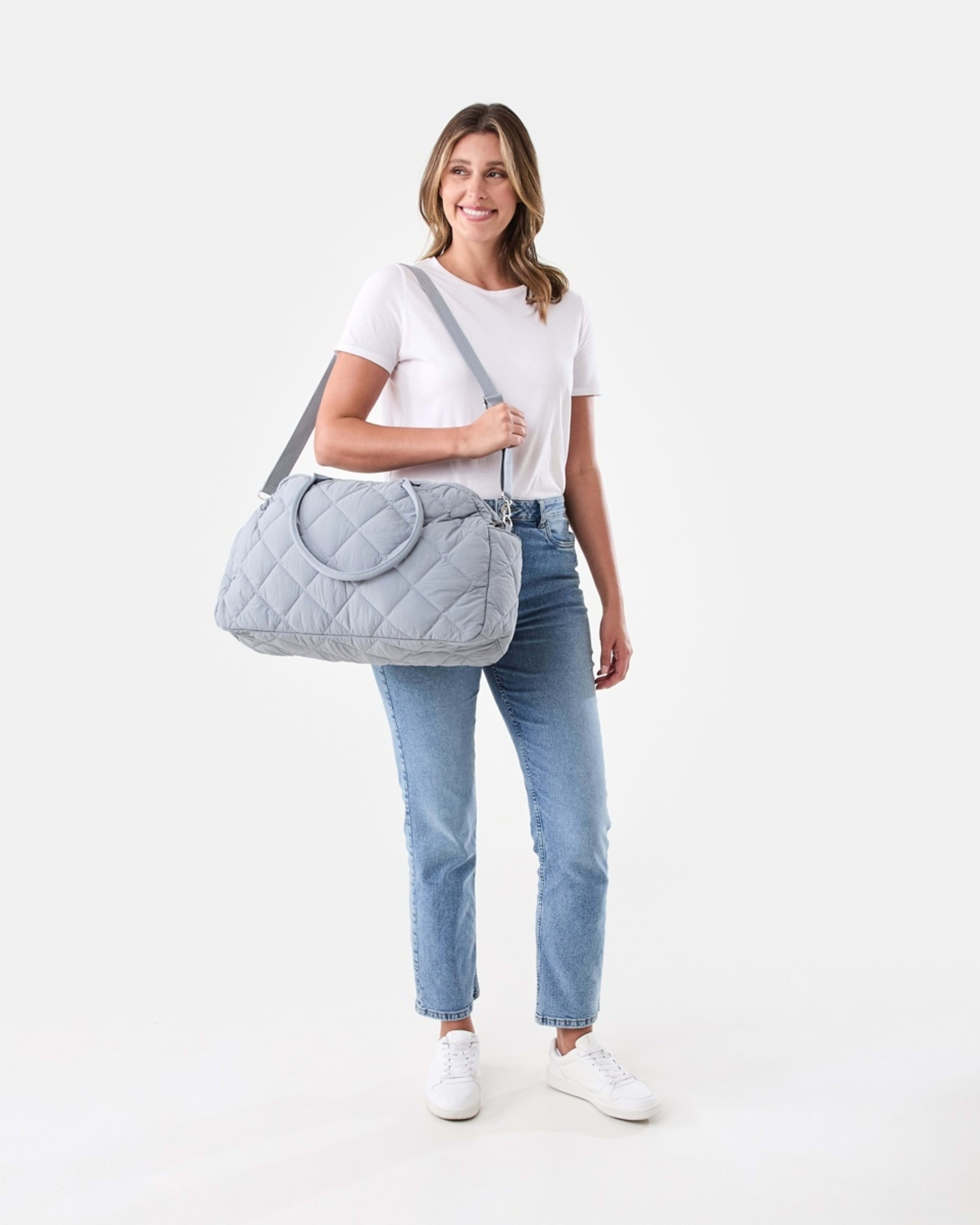5 Puff Weekender Bag Storm Blue, 5 of 5