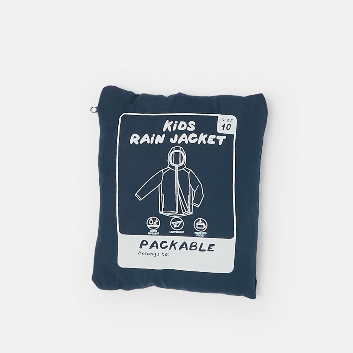 Active Kids Packable Rain Jacket Kmart NZ