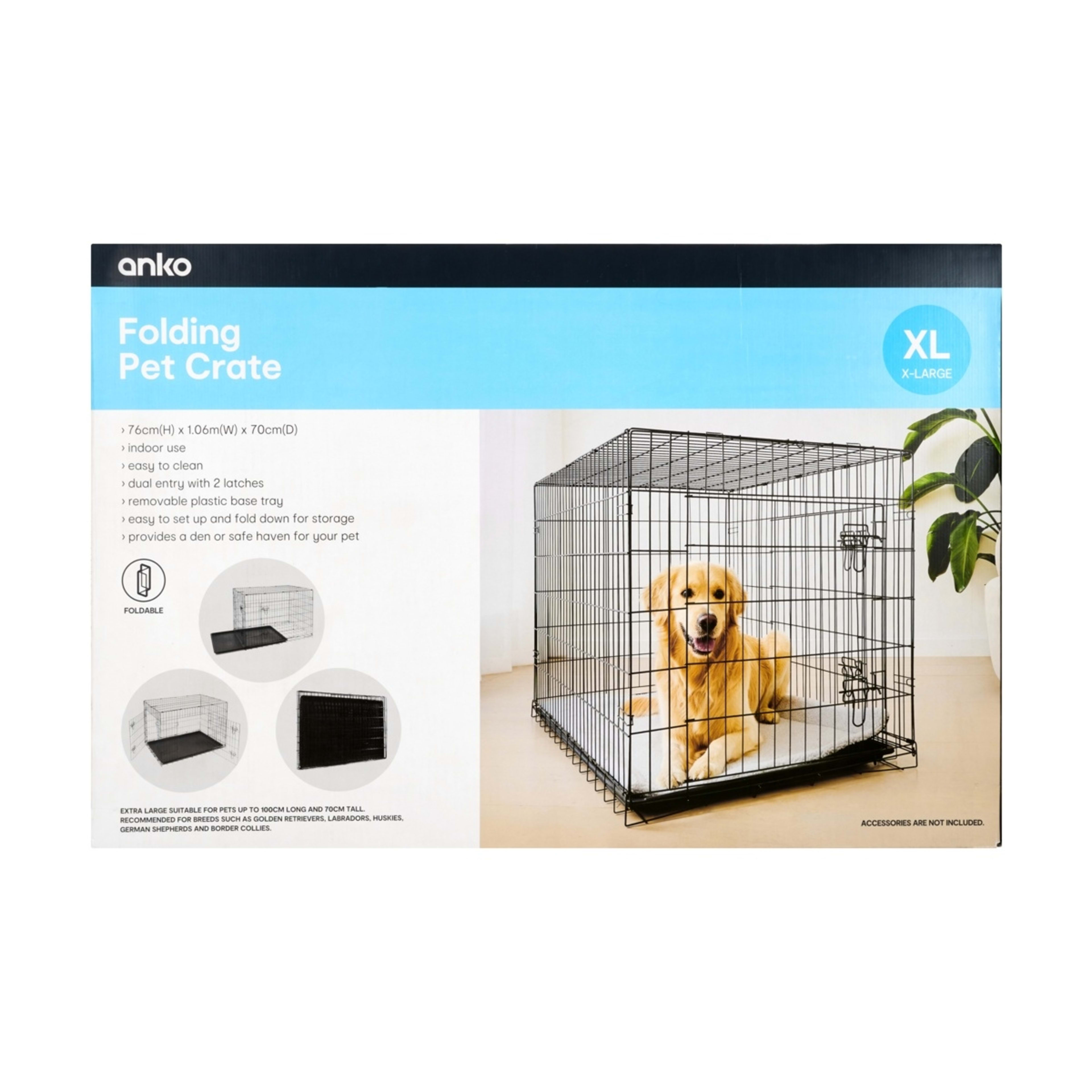 10 Pet Folding Crate - Extra Large, 10 of 10