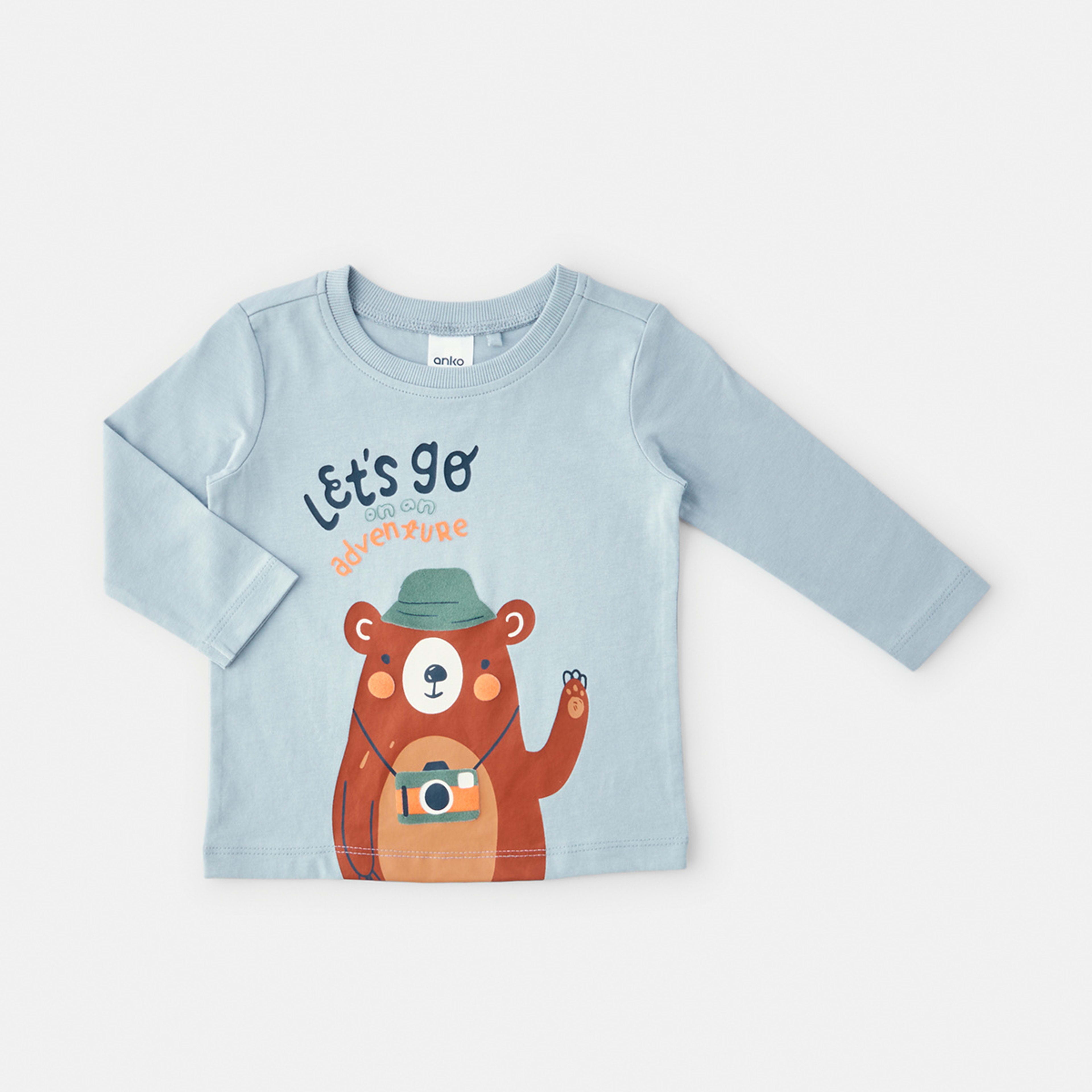 3 3 Pack Long Sleeve T-shirt Adventbear, 3 of 8