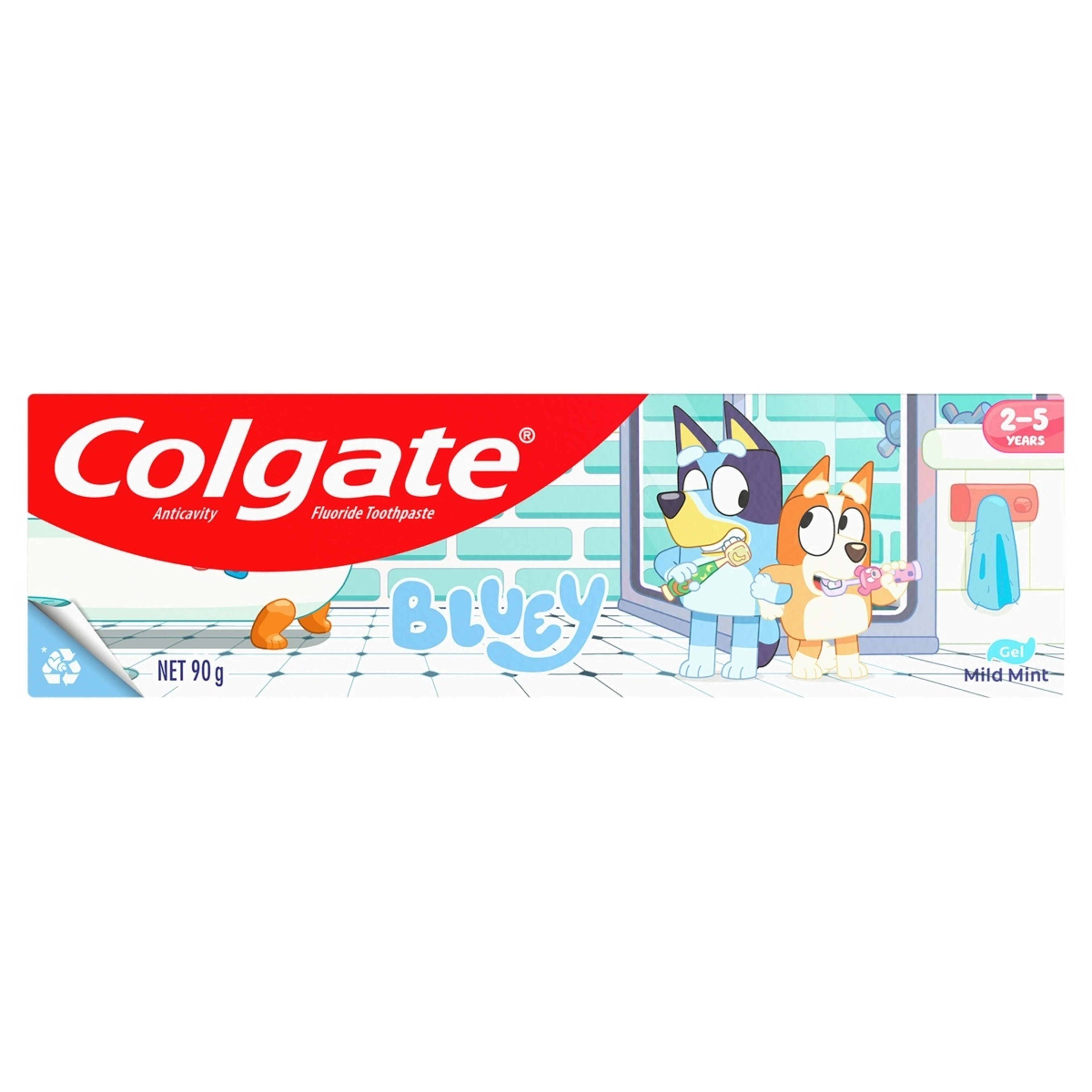 2 Colgate Junior Bluey Mild Mint Gel Toothpaste, 2 of 10