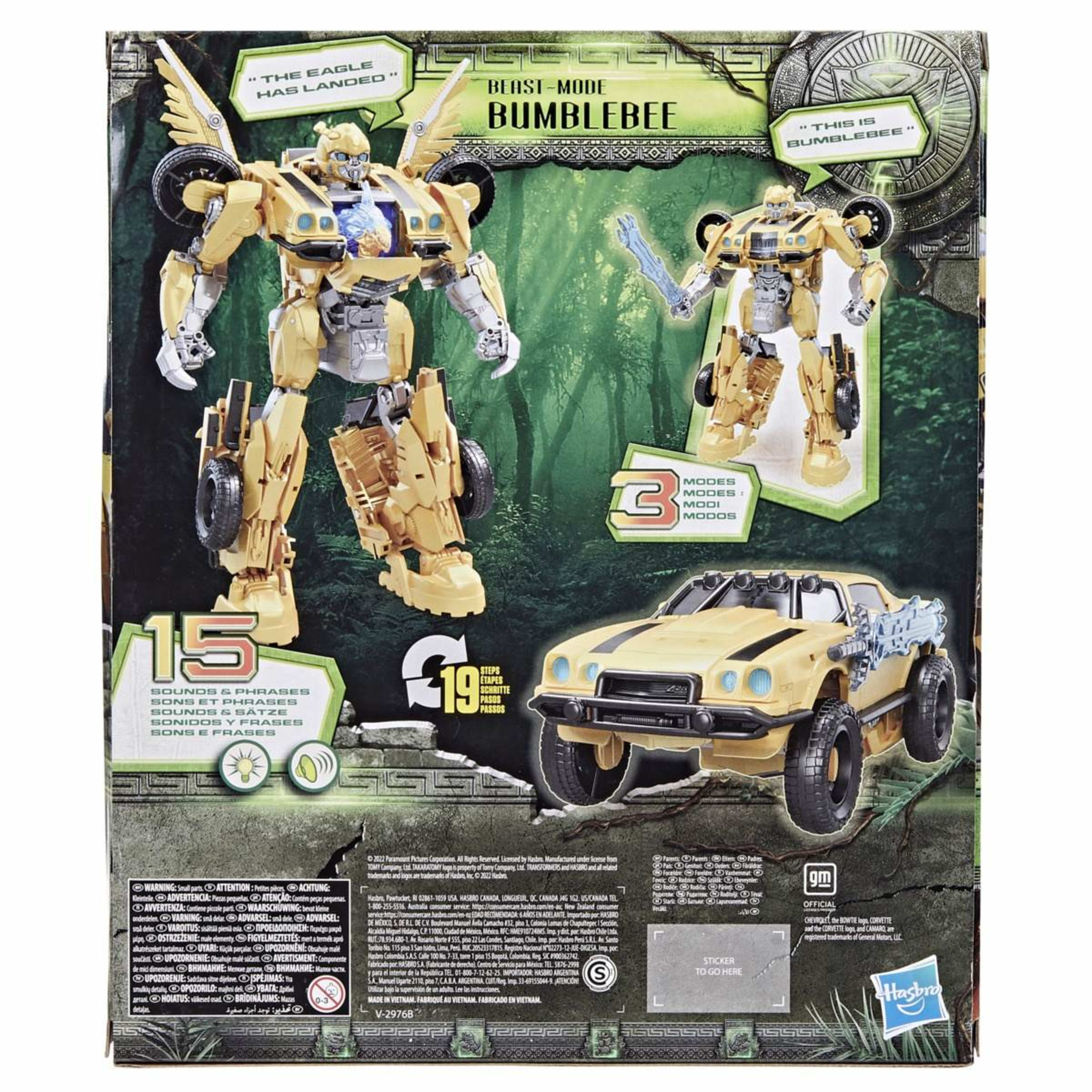 Transformers Rise of the Beasts BeastMode Bumblebee Action Figure Kmart