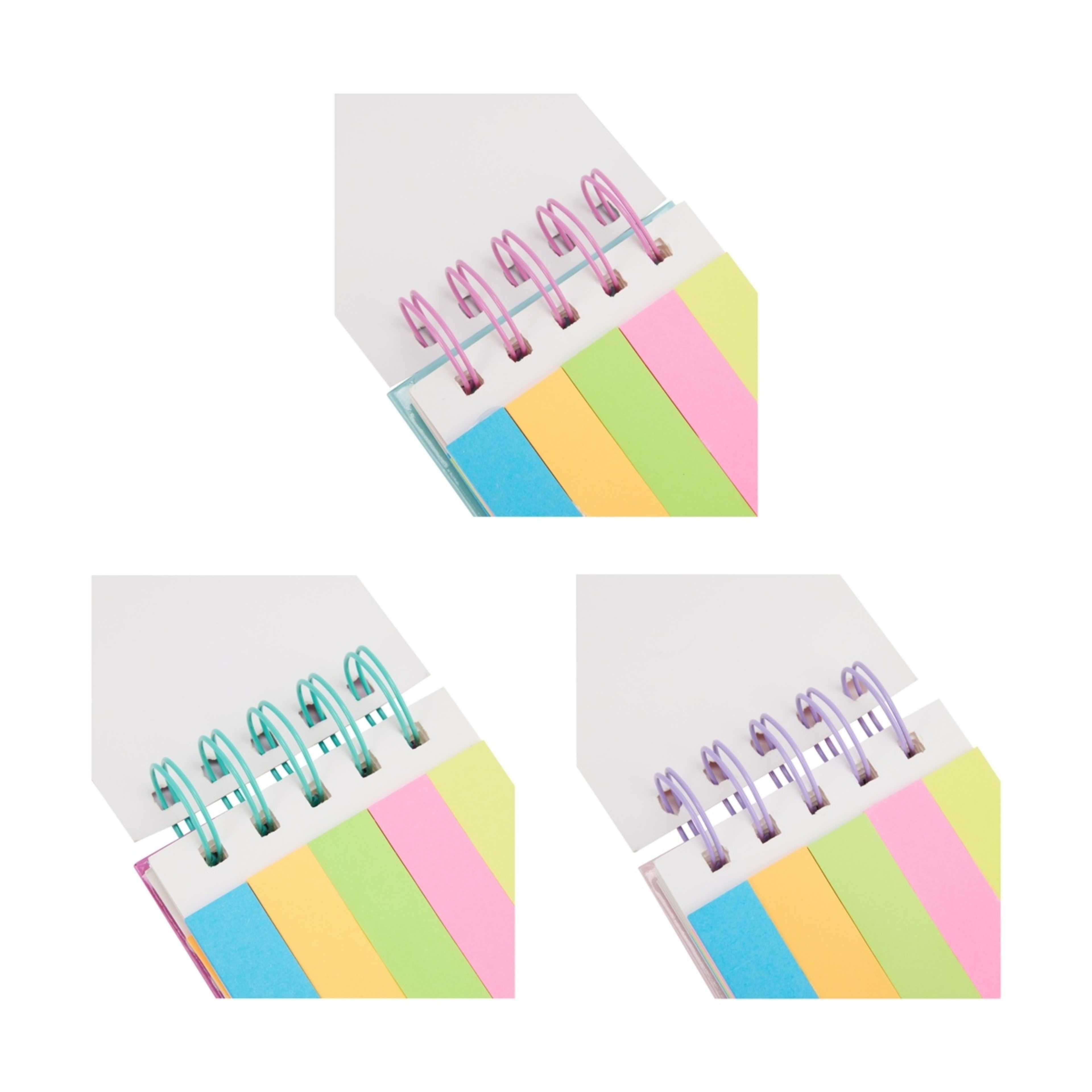 4 Spiral Sticky Note Pad - Assorted, 4 of 10