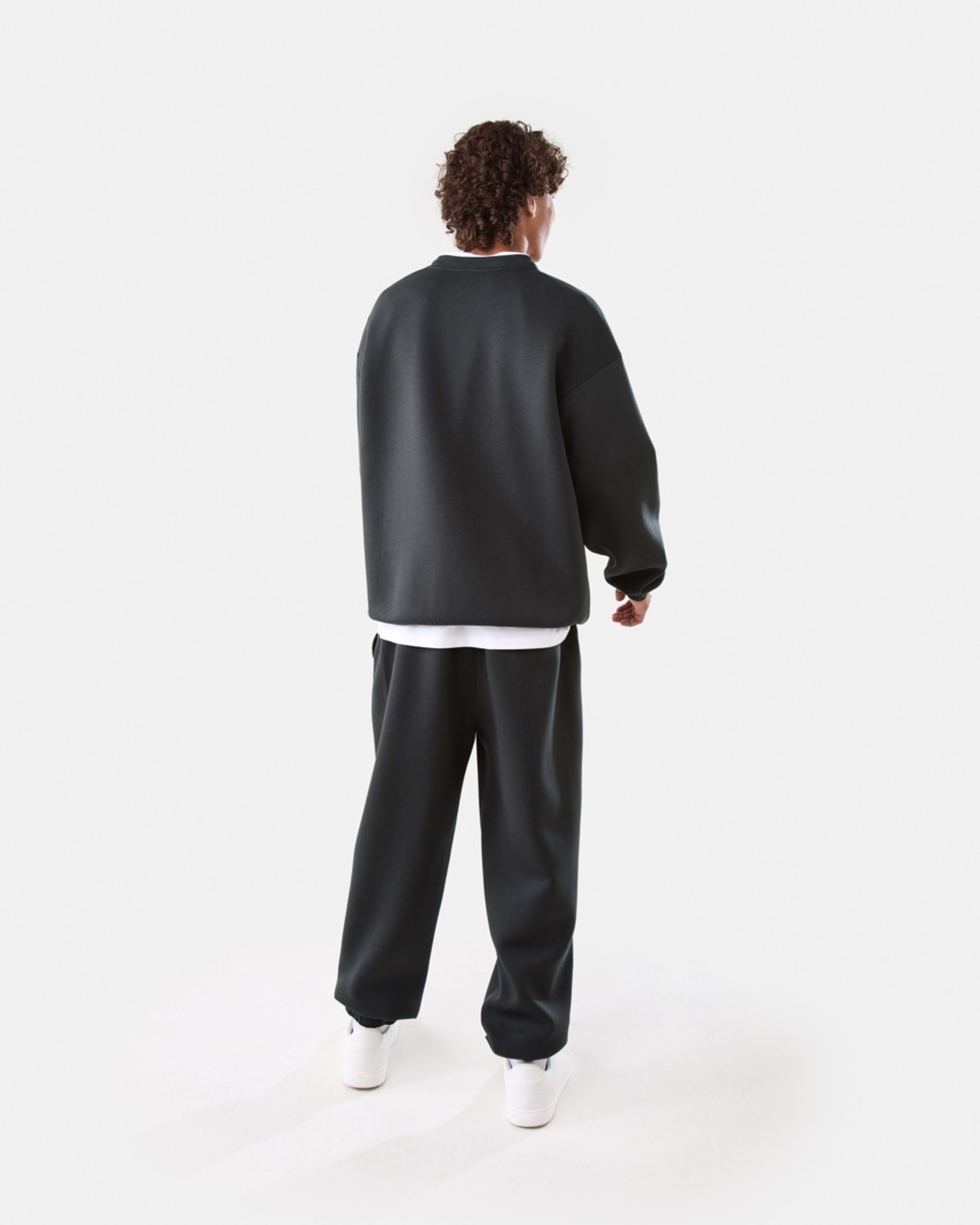 4 Scuba Oversized Crew Neck Sweatshirt VOLCANIC ROCK, 4 of 6