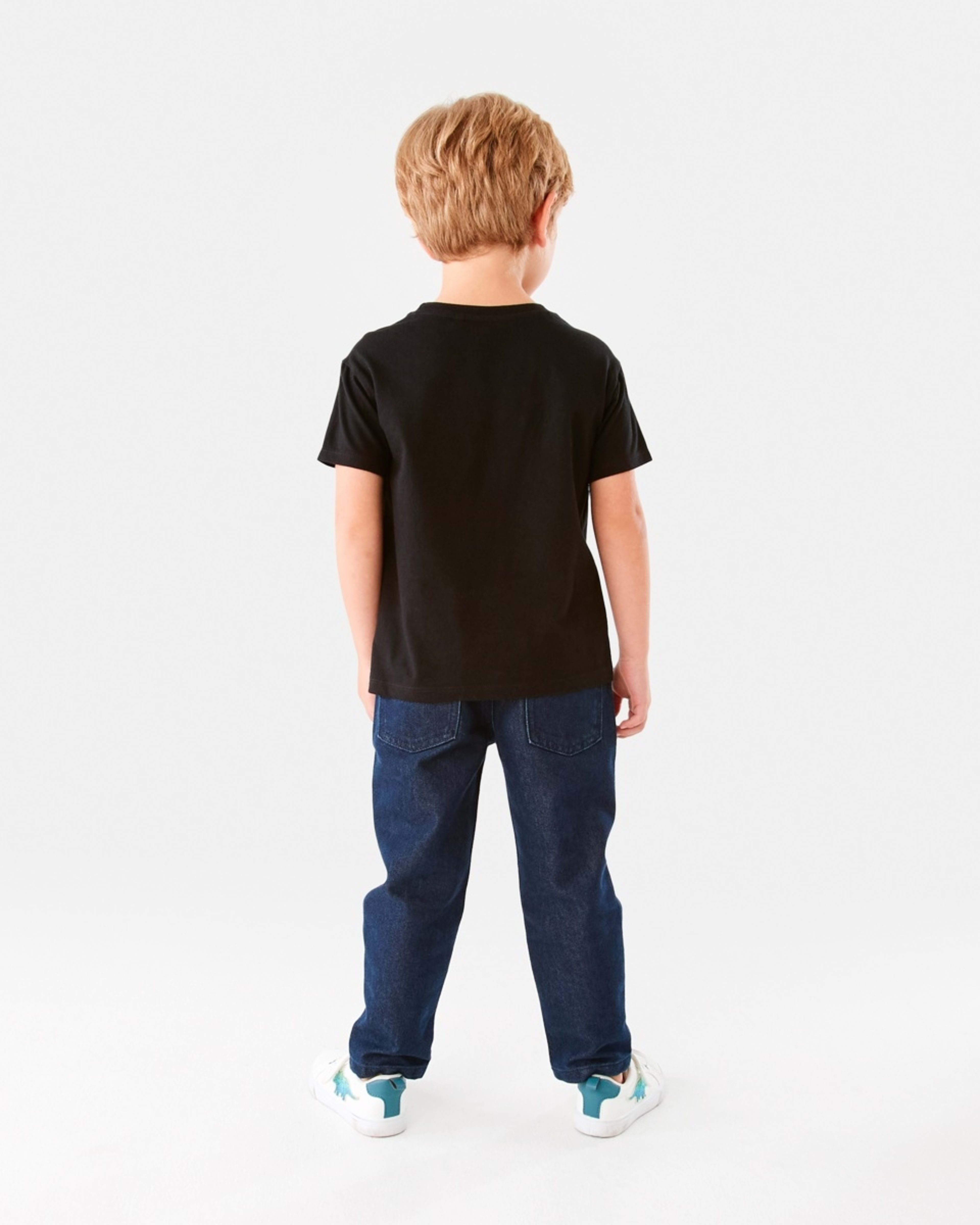 6 Plain T-shirt Black, 6 of 8