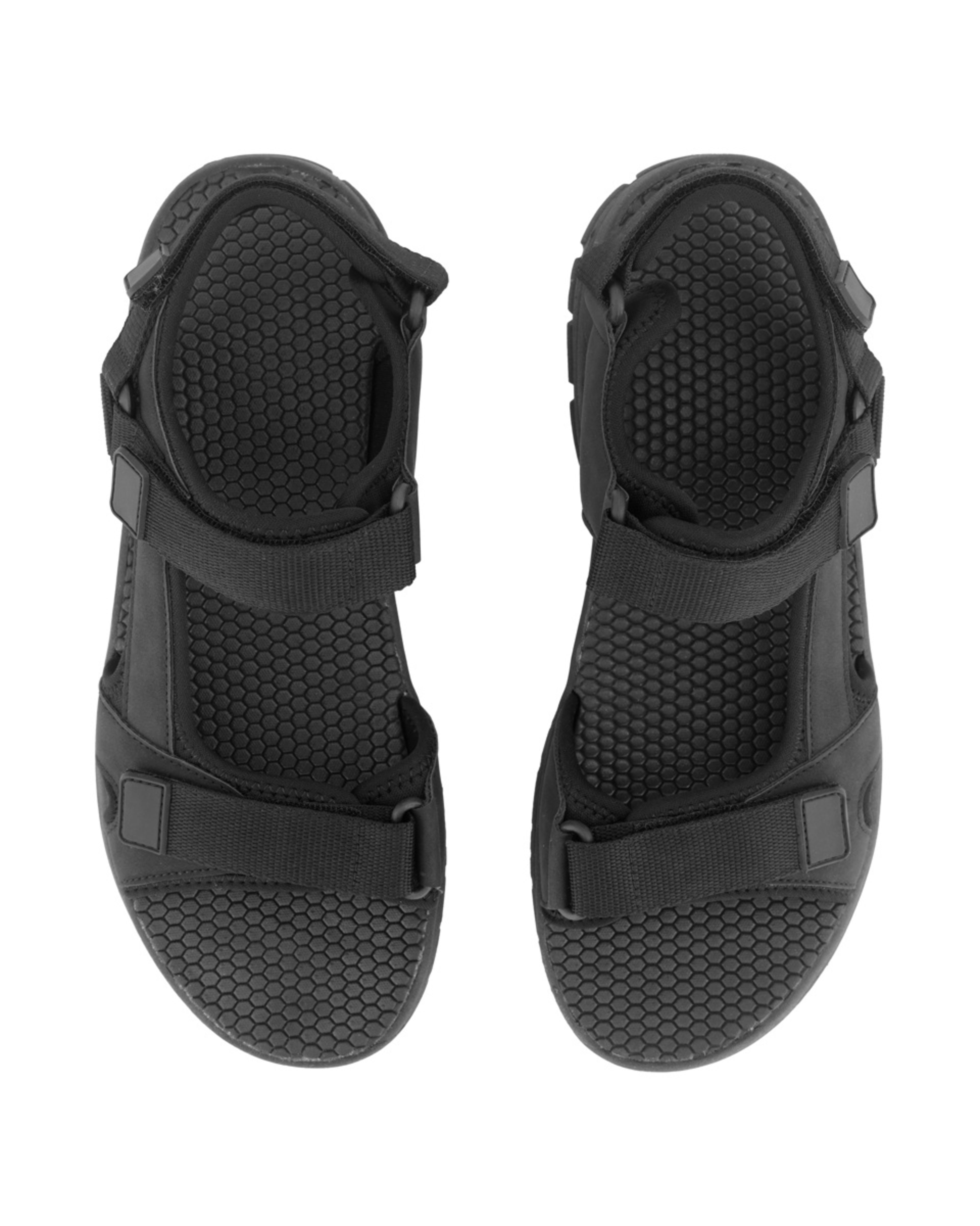 3 Adjustable Comfort Sandals BLACK, 3 of 3