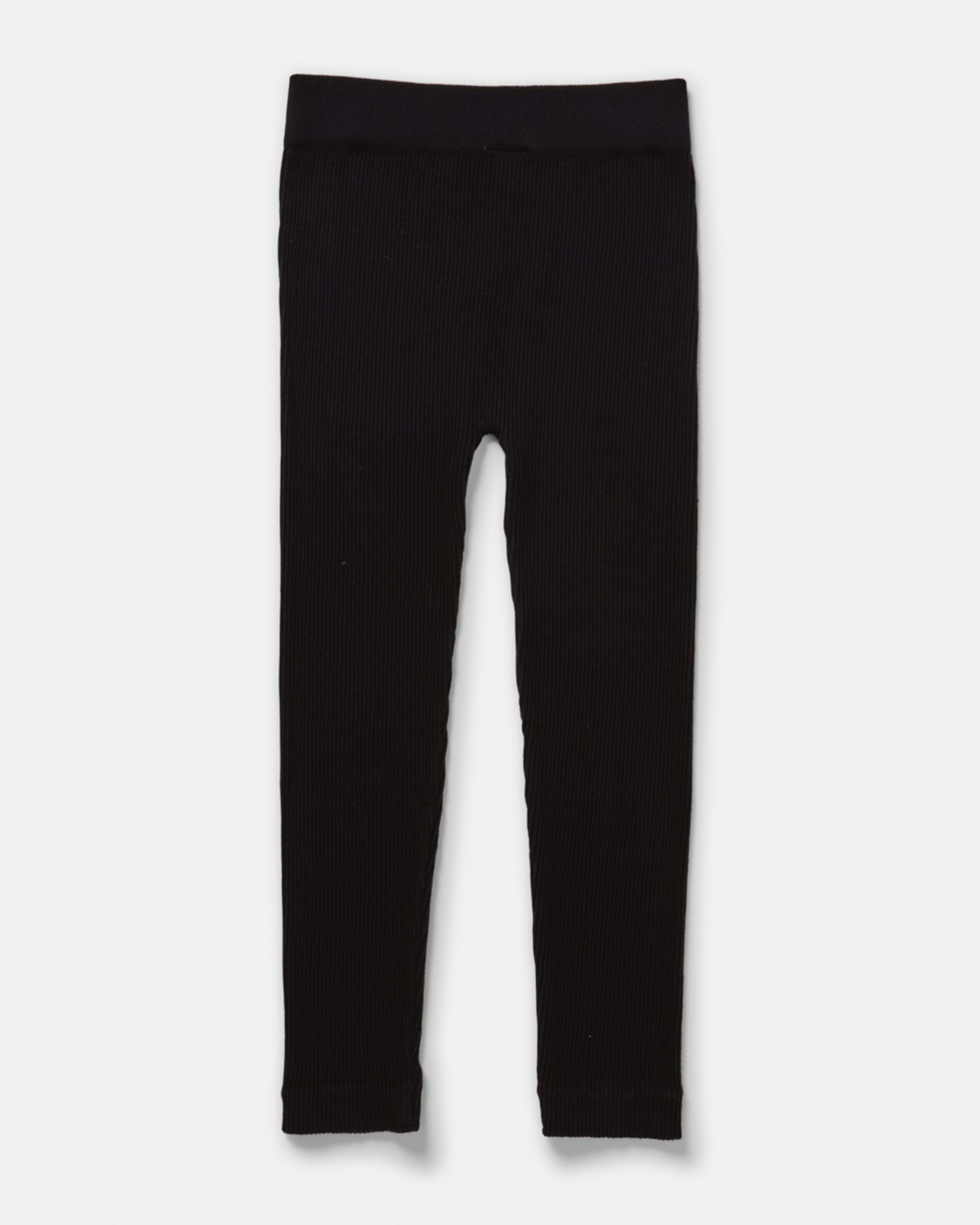 7 Rib Leggings Black, 7 of 7