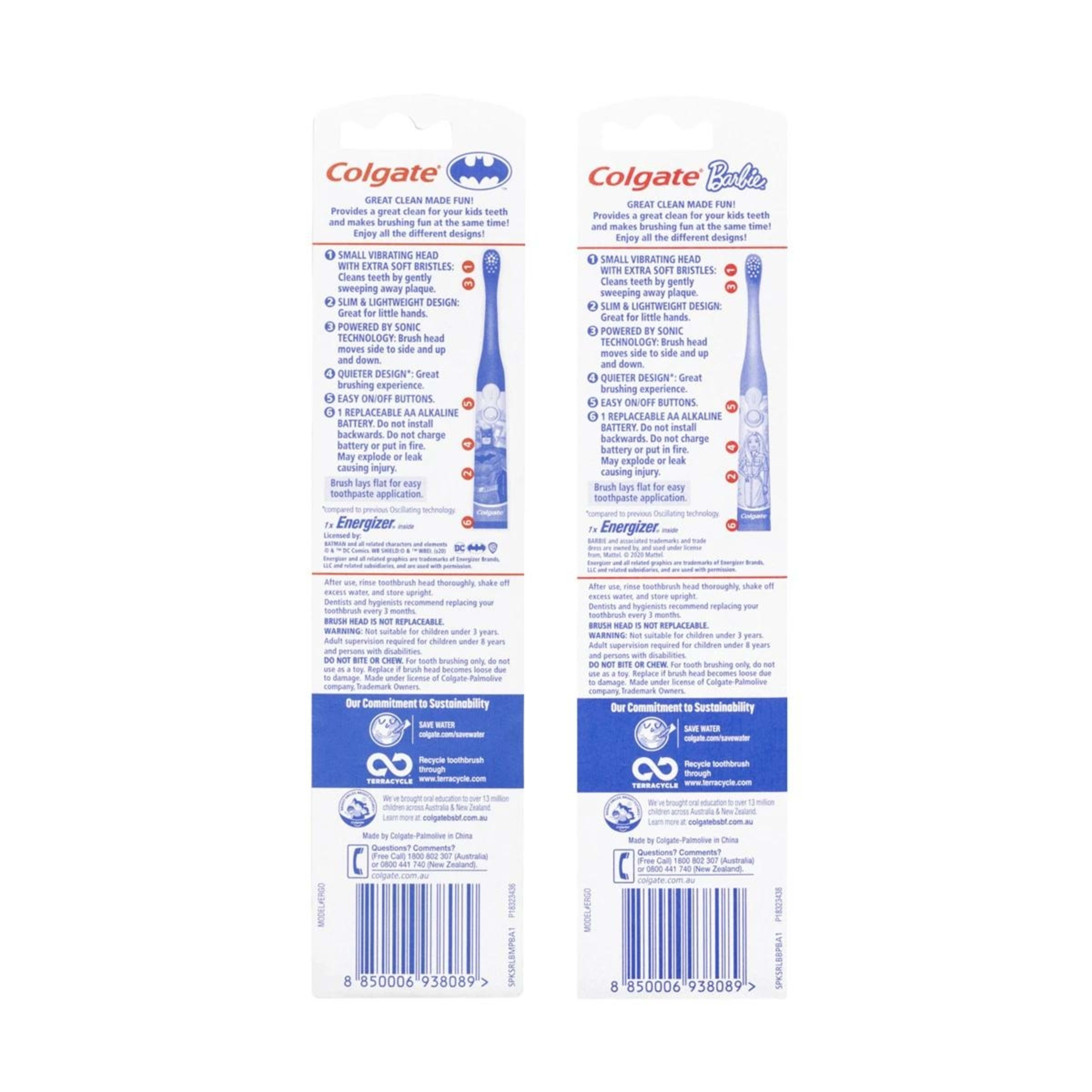 3 Colgate Kids Battery Powered Toothbrush - Assorted, 3 of 9