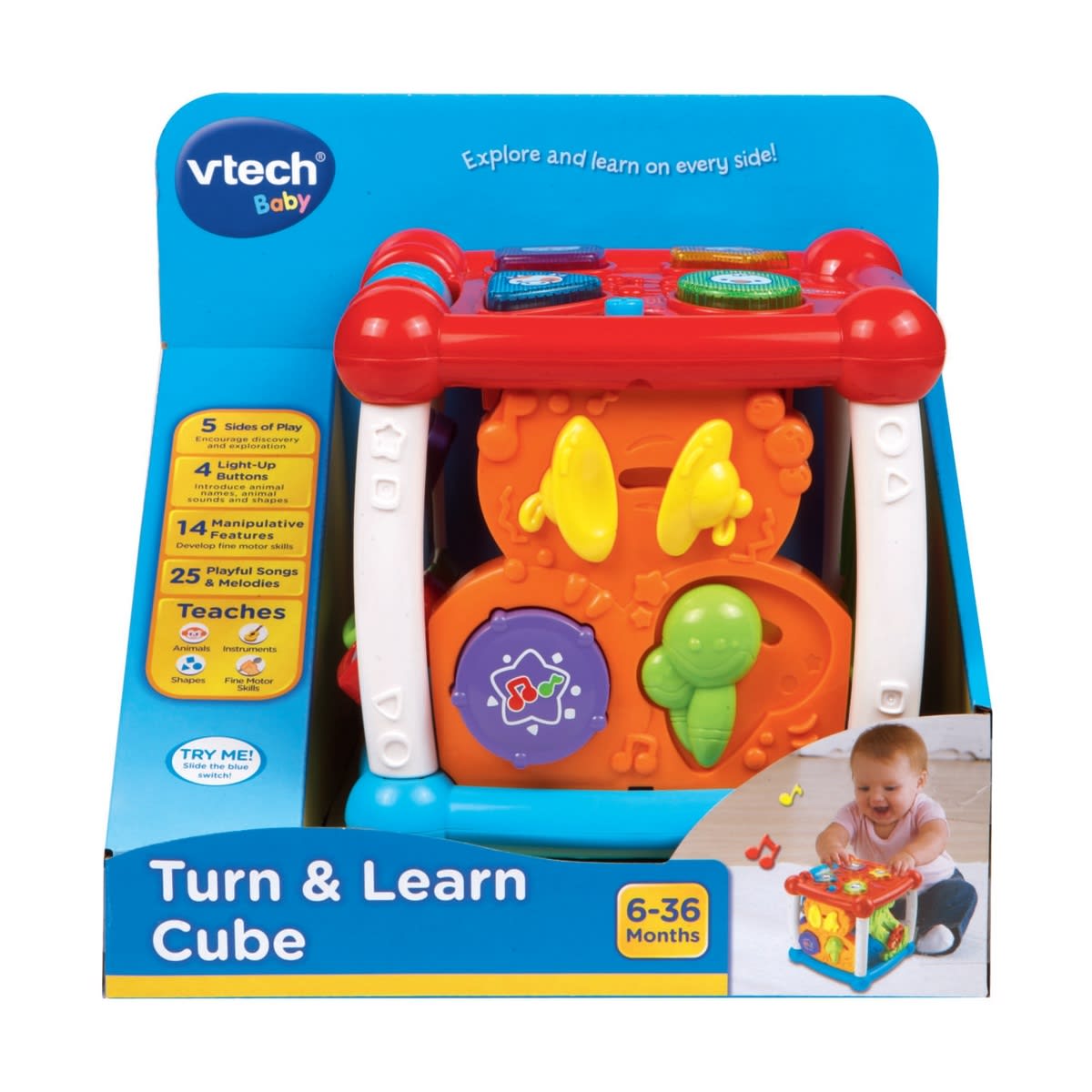 VTech Turn & Learn Cube - Kmart