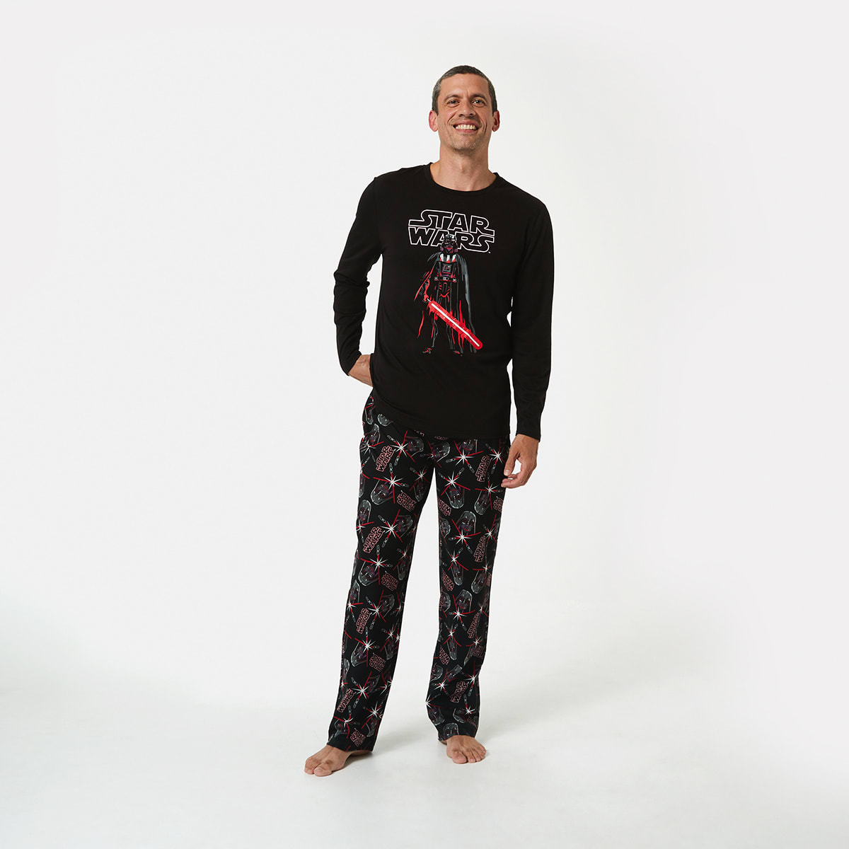 Mens star discount wars short pyjamas