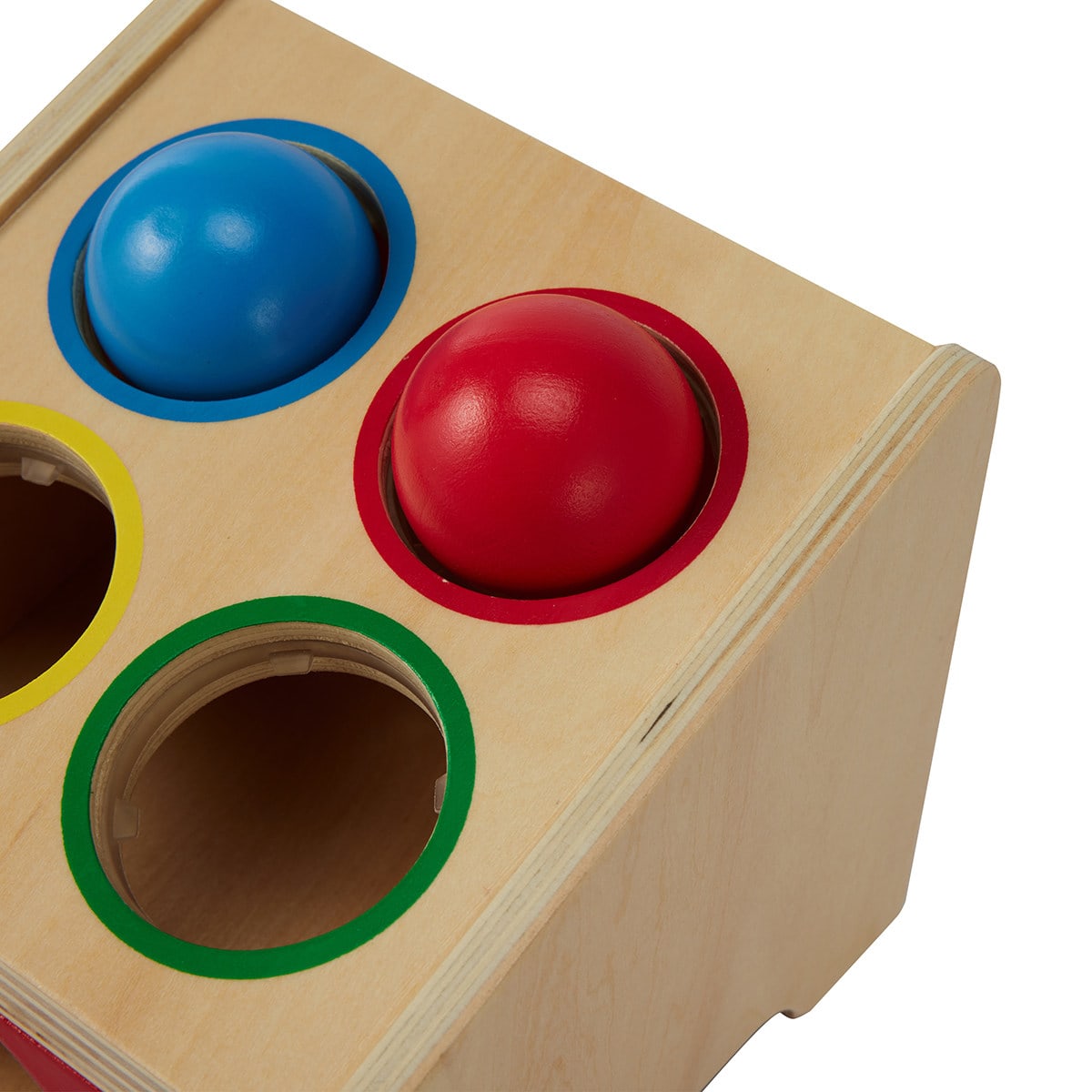 6 Piece Wooden Hammer Pound Cube Kmart