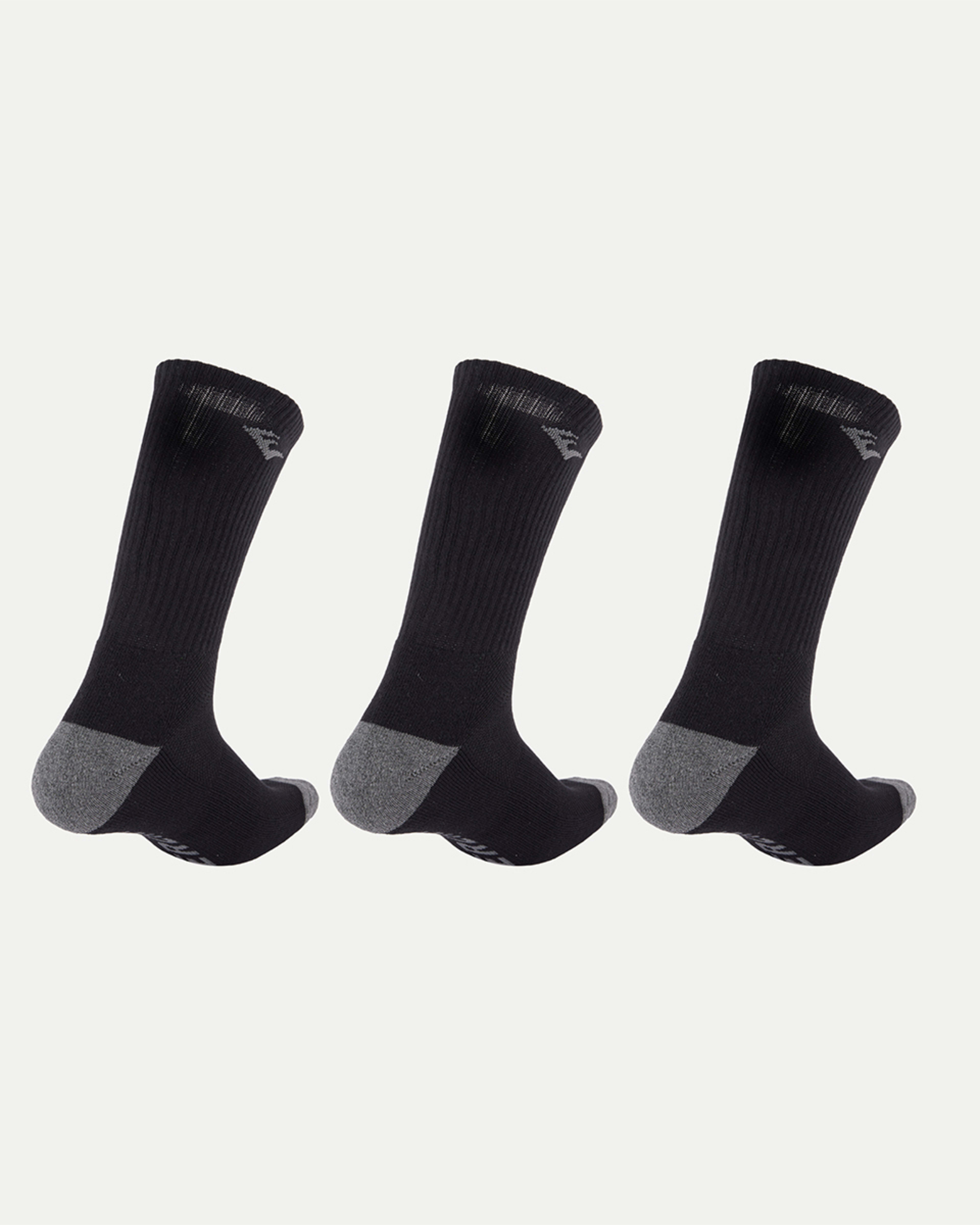 2 3 Pack Everlast Mens Crew Socks EVERLAST BLACK, GREY MARLE, 2 of 3