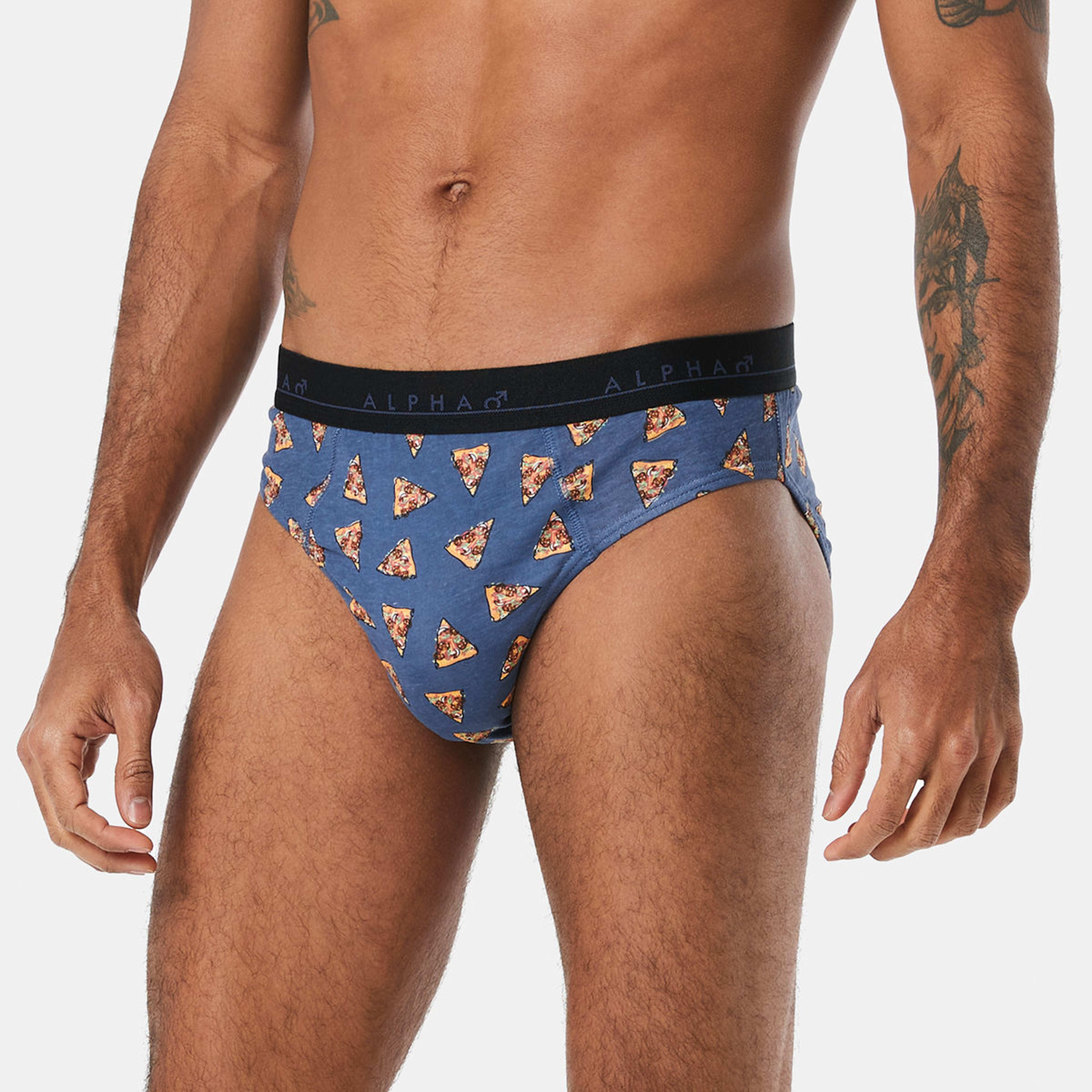 7 5 Pack Printed Briefs Dogs Taco Pizza Multi, 7 of 10