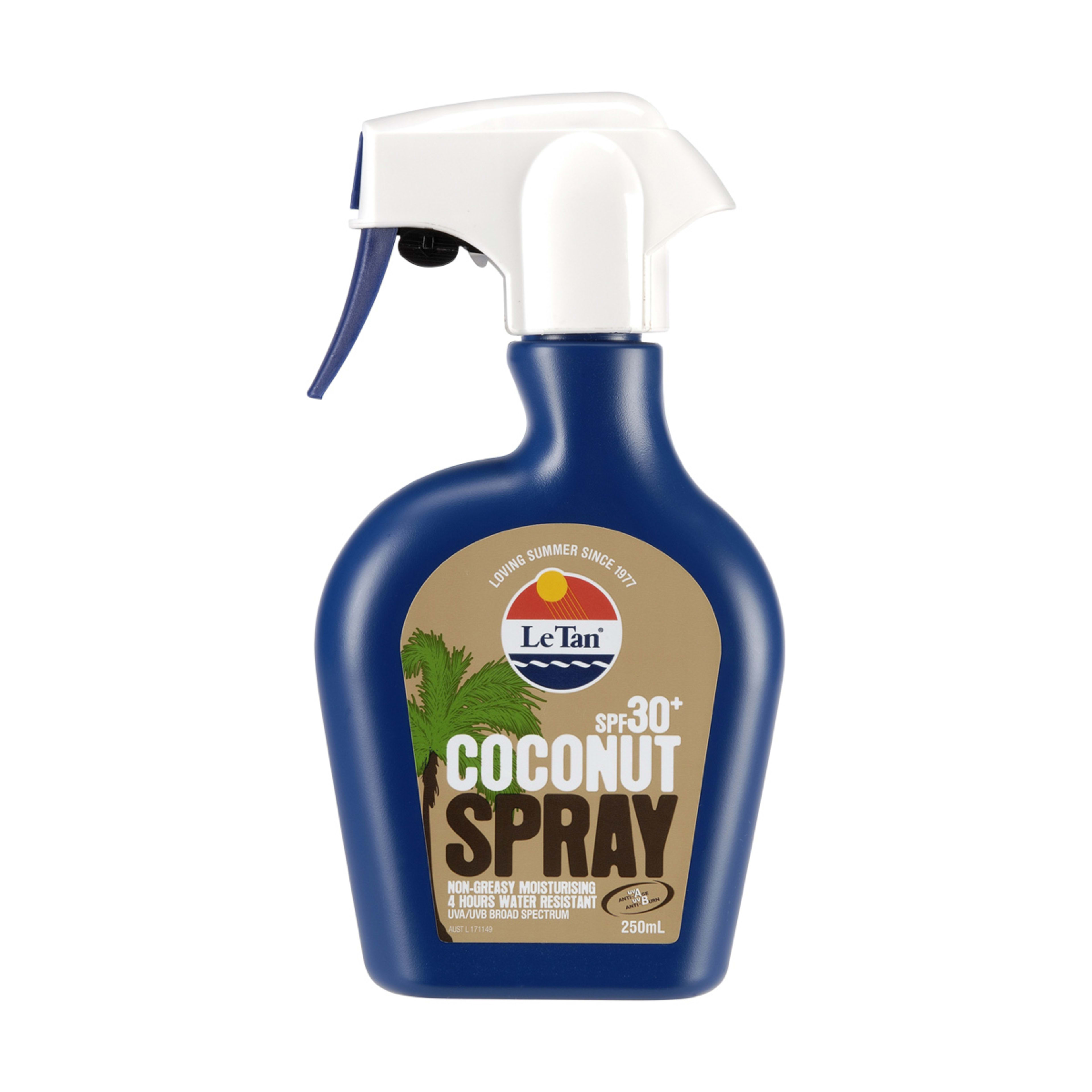 1 Le Tan SPF30+ Spray 250ml - Coconut Fragrance
