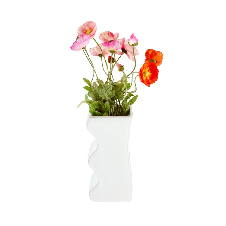 Artificial Poppies in Vase Kmart