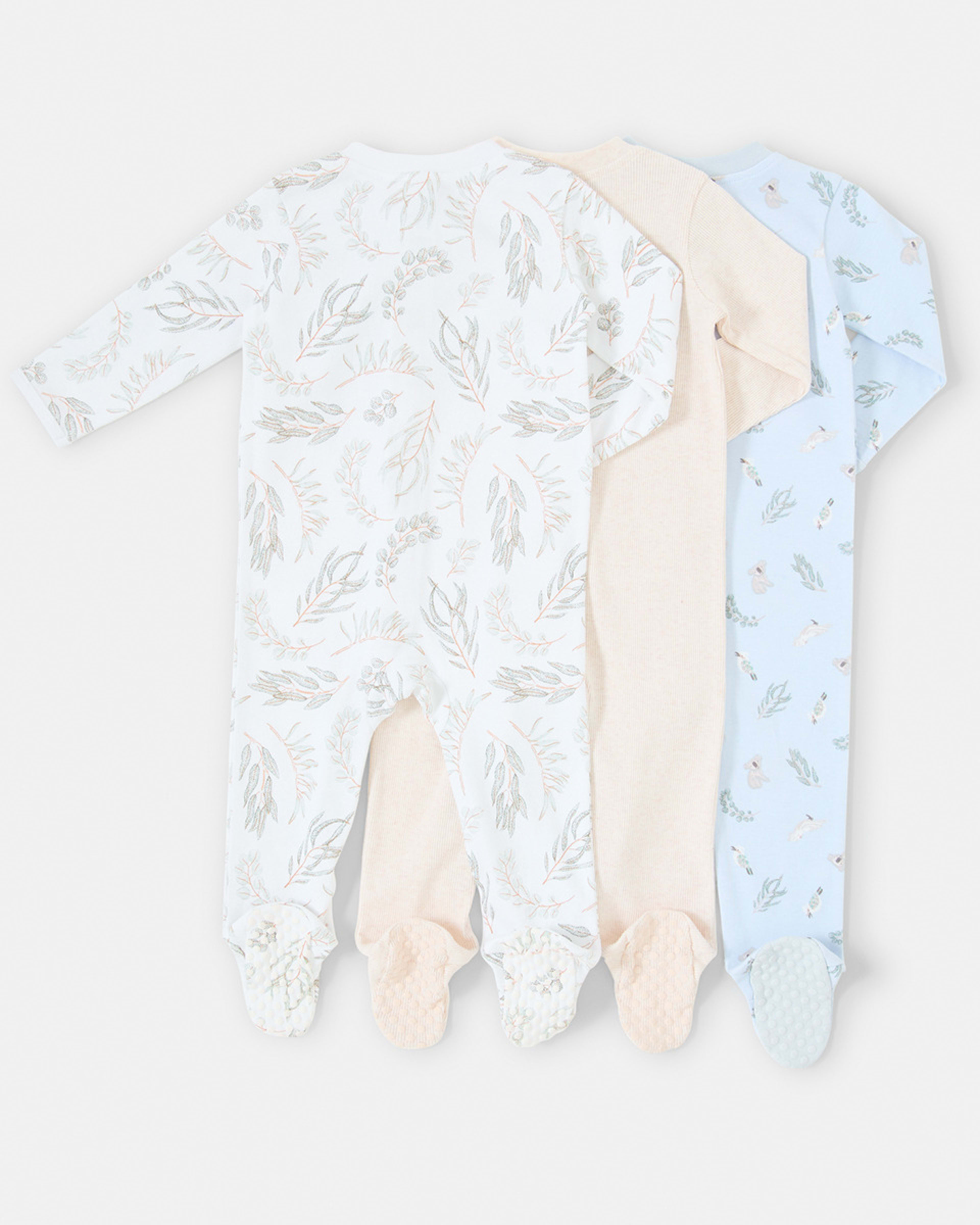 2 3 Pack Coveralls Aus Animal, 2 of 8