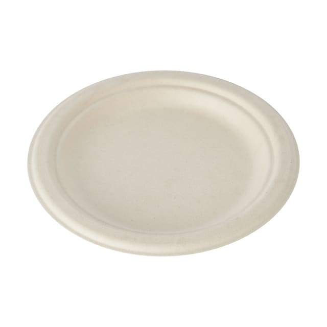 12 Pack Sugarcane Pulp Round Dessert Plates Kmart