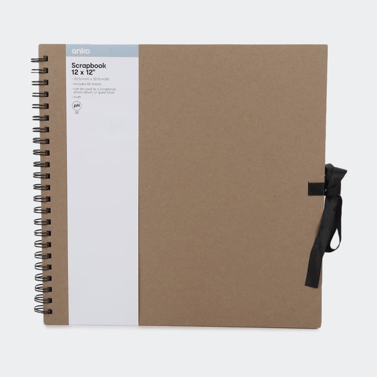 12in. x 12in. Scrapbook Kraft Kmart