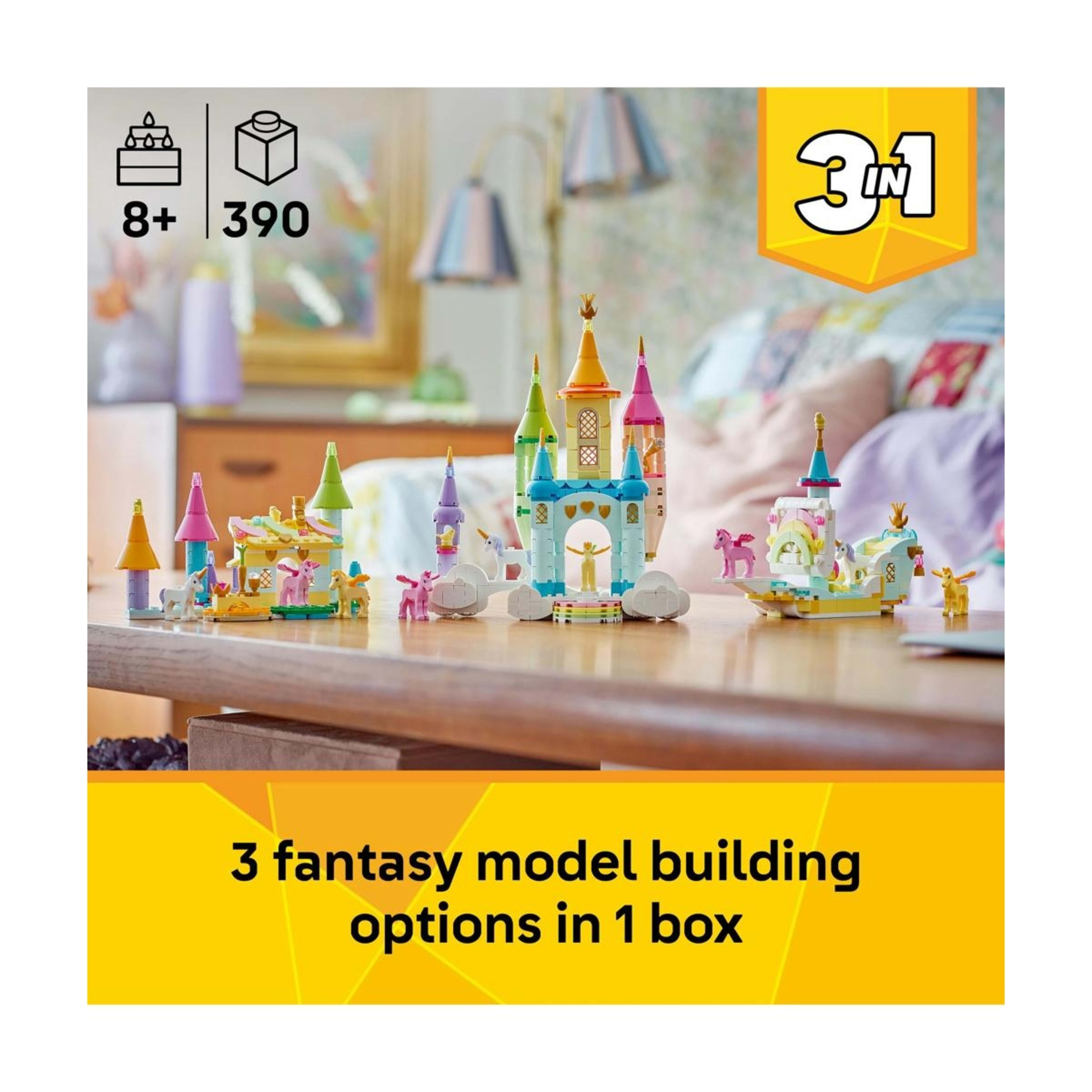 3 LEGO Creator Unicorn Castle 31175, 3 of 10