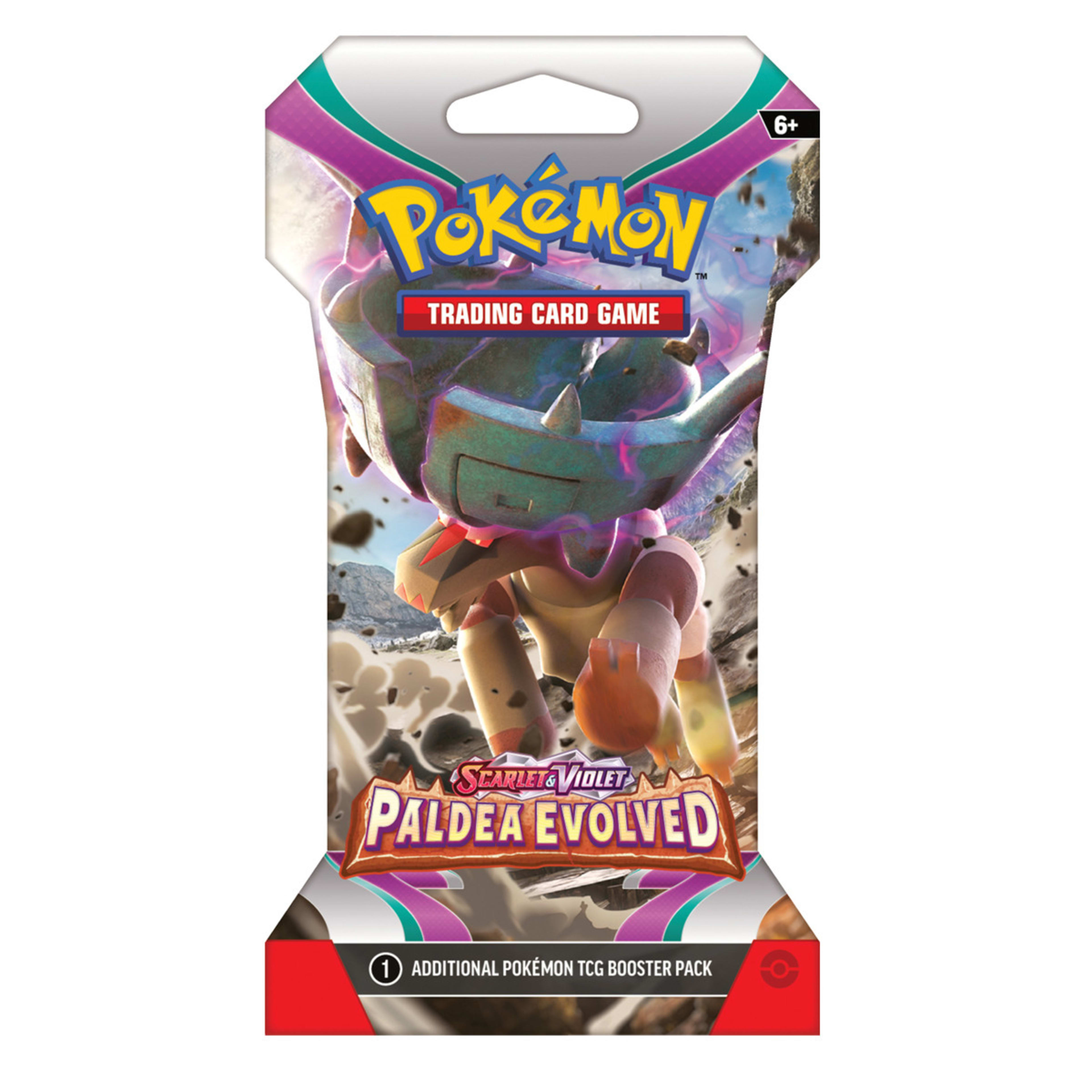 6 Pokemon Trading Card Game: Scarlet & Violet Paldea Evolved Blister Pack - Assorted, 6 of 6
