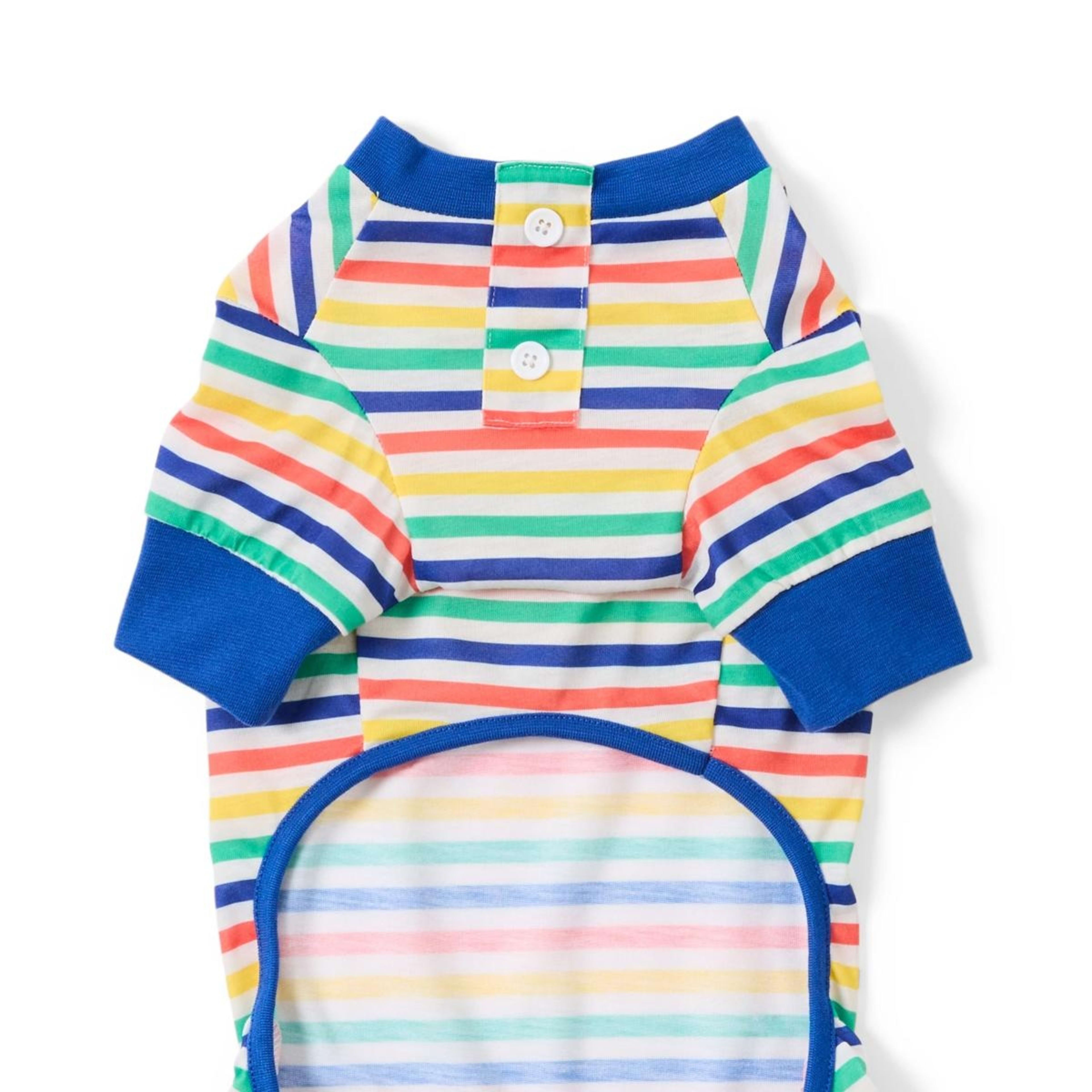 7 Pet Stripe Pyjamas - Extra Large, Blue, 7 of 9