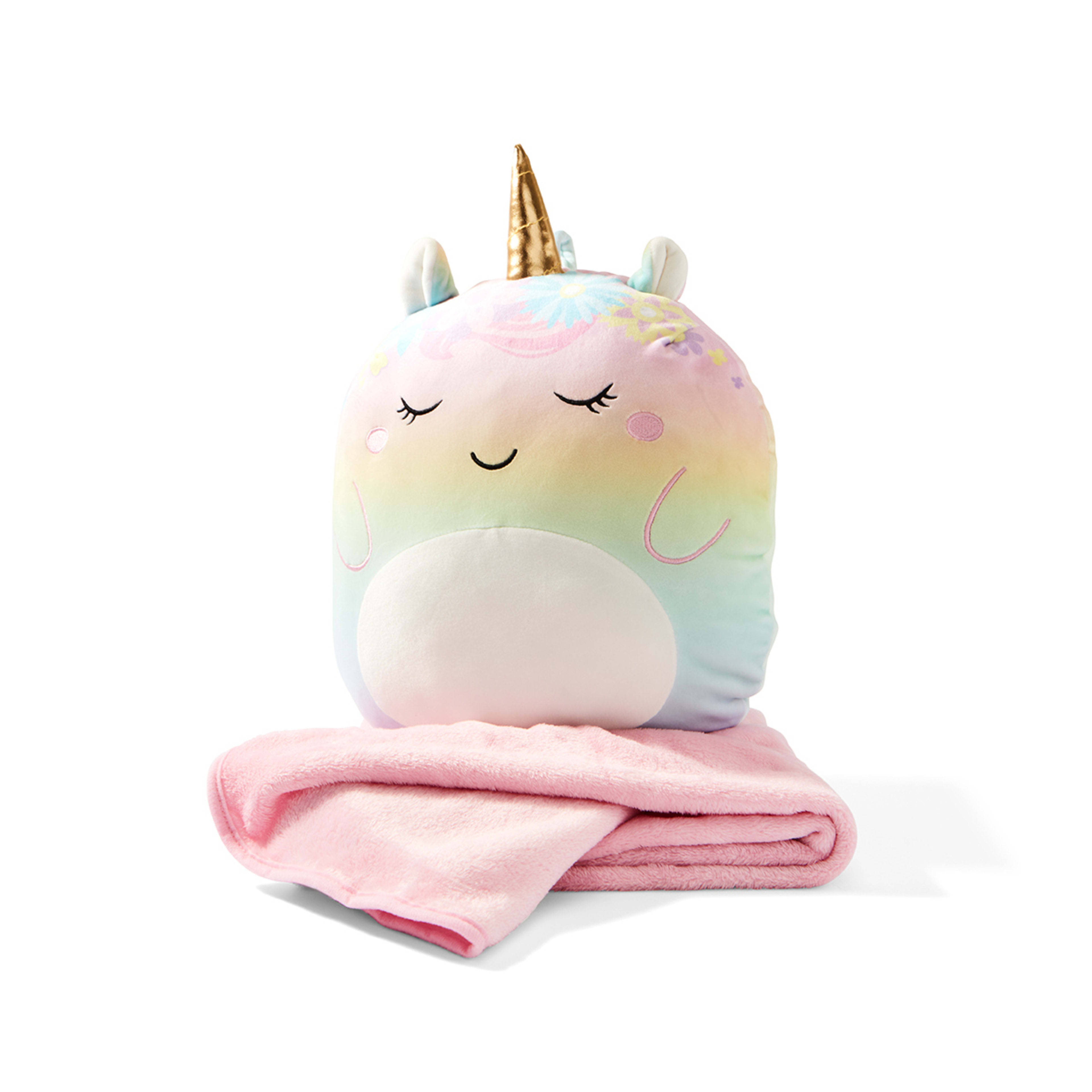 2in1 Unicorn Travel Blanket and Pillow Kmart